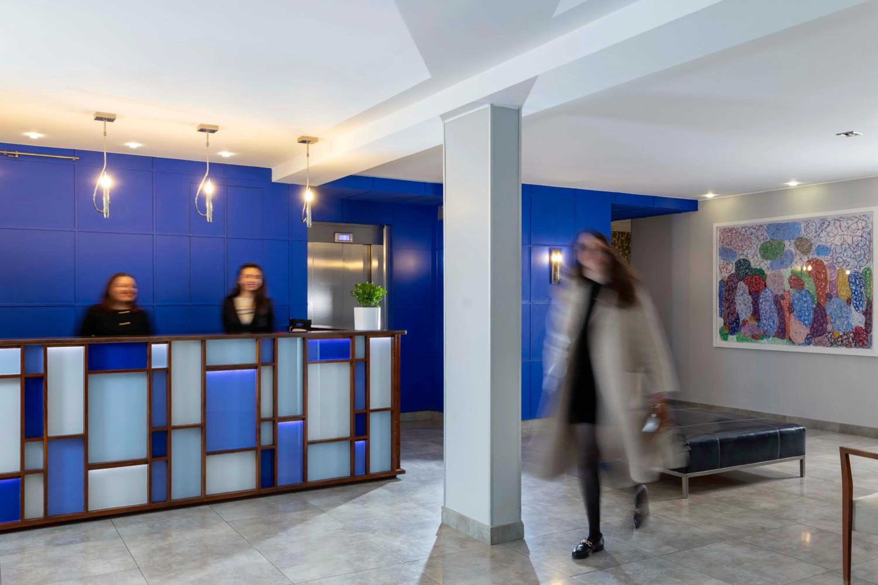 Lobby or reception in Jardins Eiffel