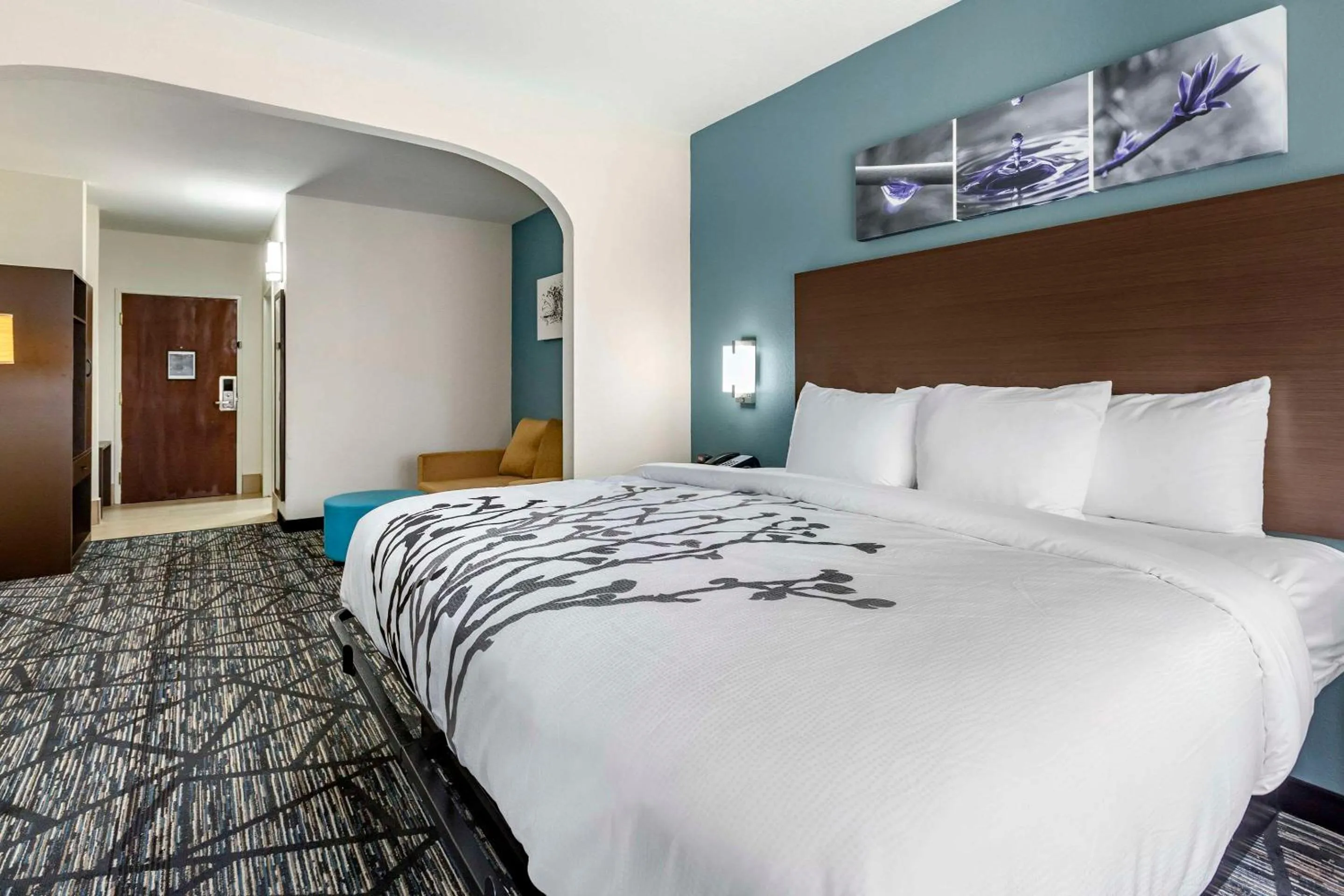 Bedroom, Bed in Sleep Inn & Suites Grovetown - Augusta West