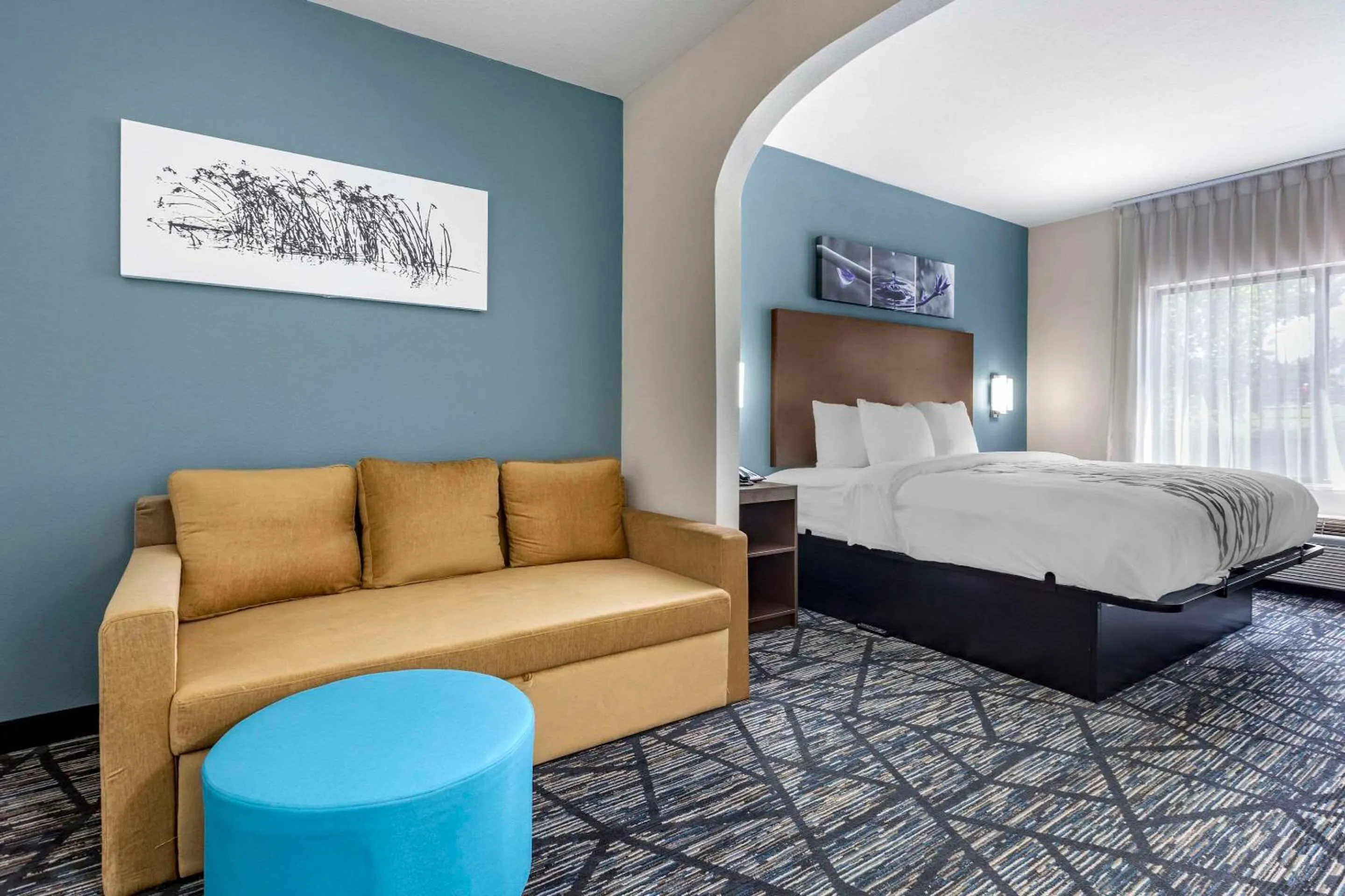 Bedroom, Bed in Sleep Inn & Suites Grovetown - Augusta West