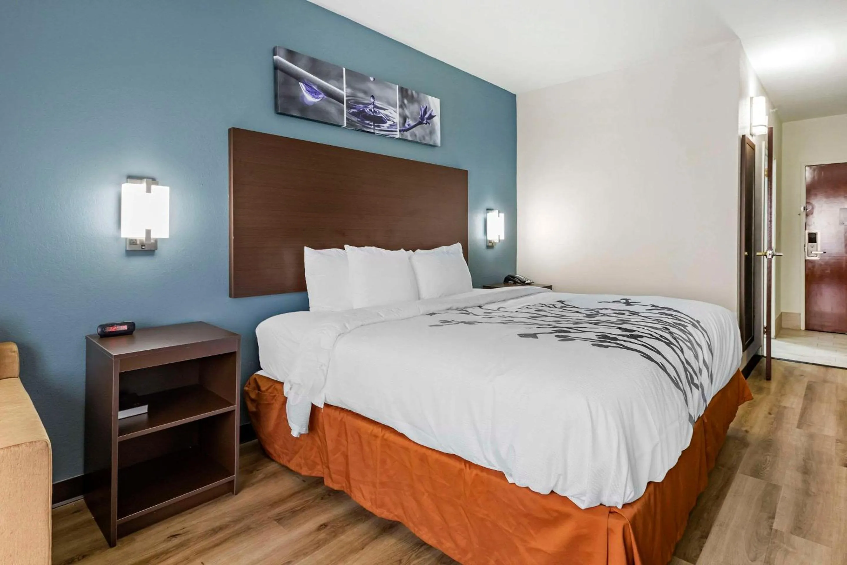 Bedroom, Bed in Sleep Inn & Suites Grovetown - Augusta West