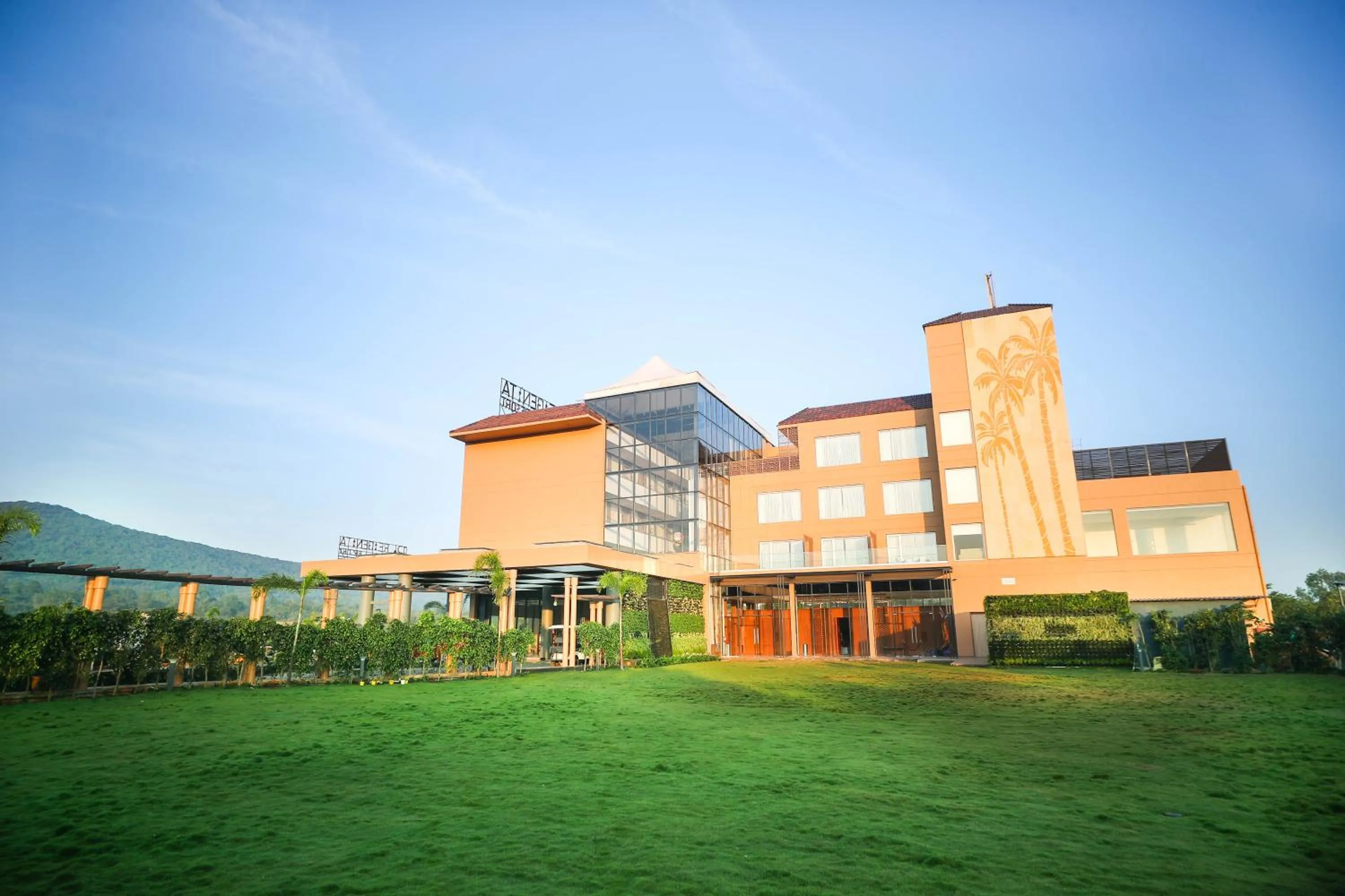 Garden view in Regenta Resort Belagavi