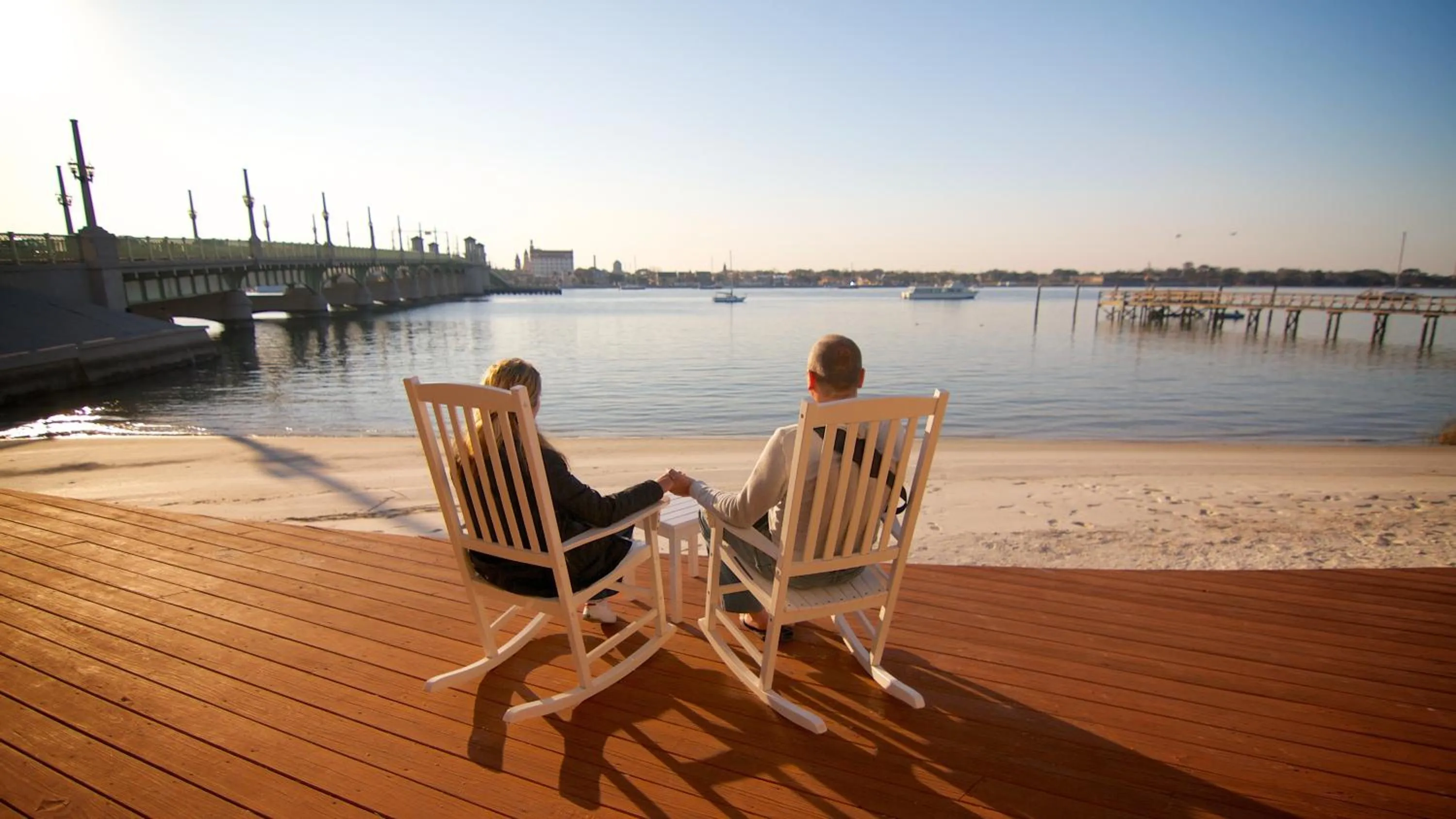 Patio in Edgewater Inn - St. Augustine