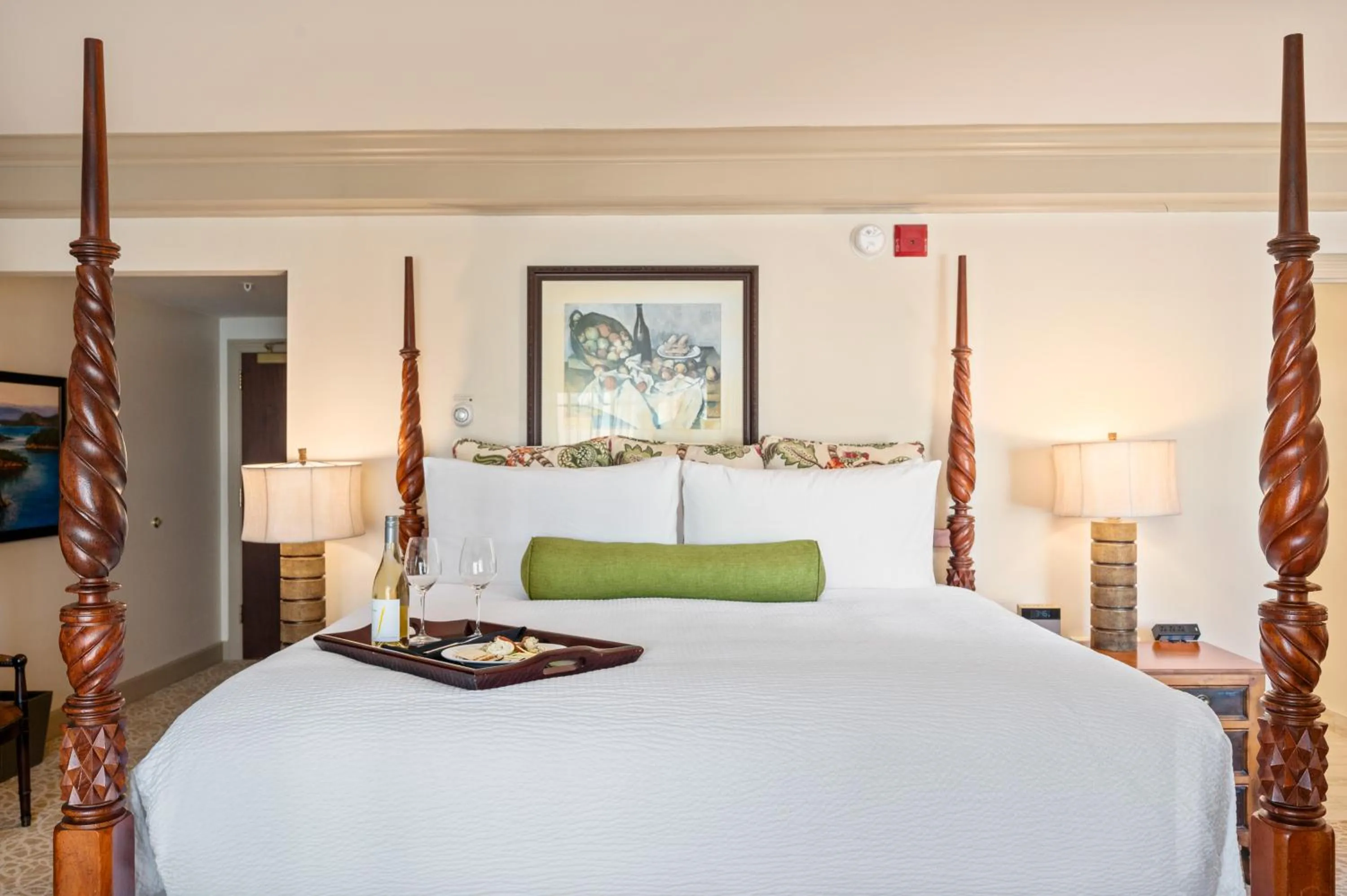 Bed in Hotel Bellwether on Bellingham Bay