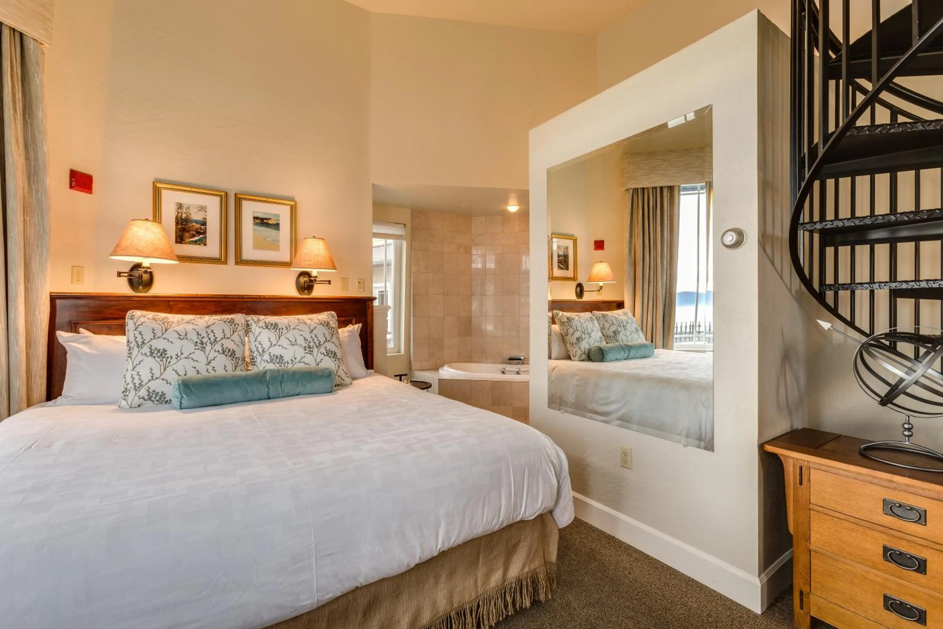 Bed in Hotel Bellwether on Bellingham Bay