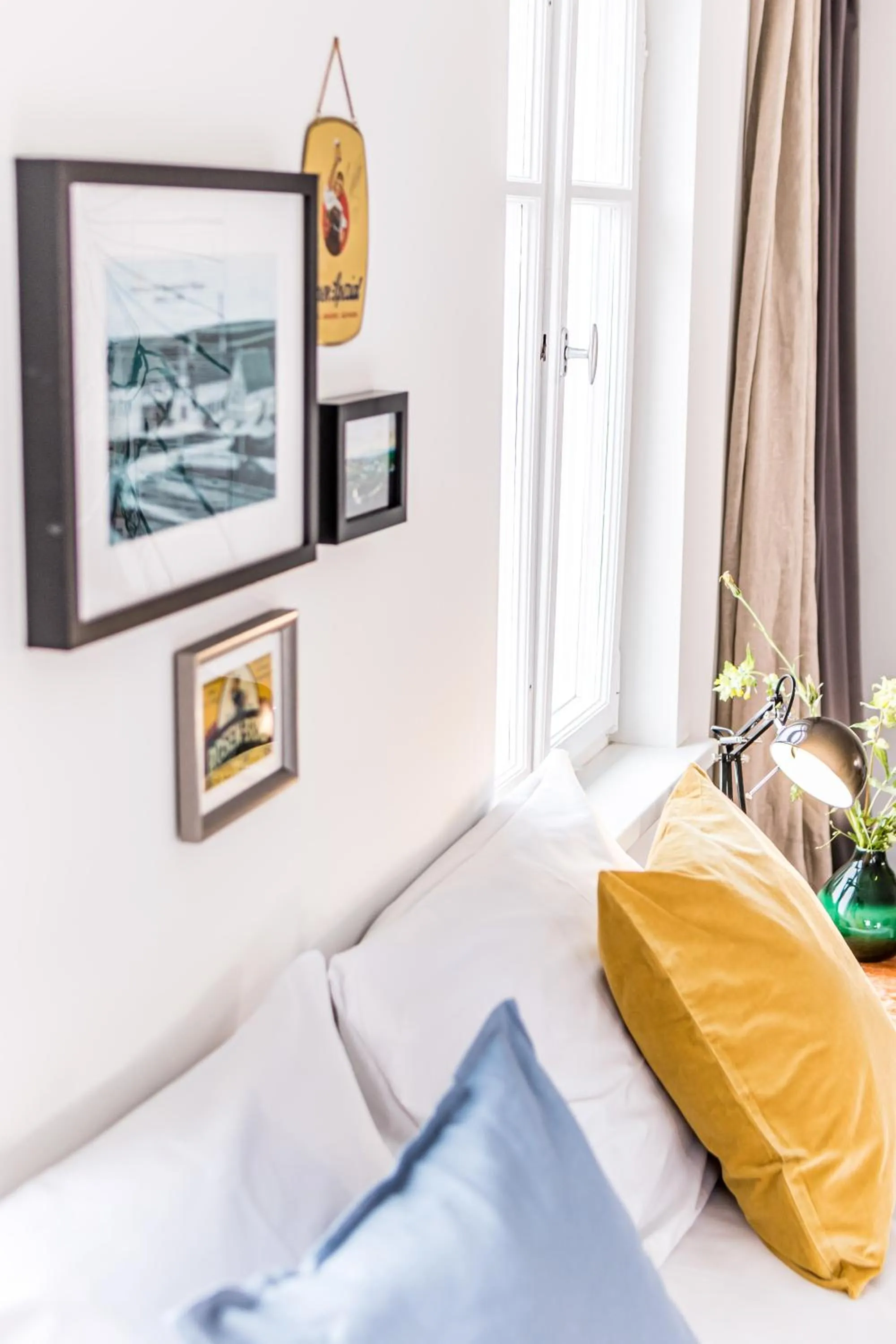 Decorative detail, Bed in Hotel das Q