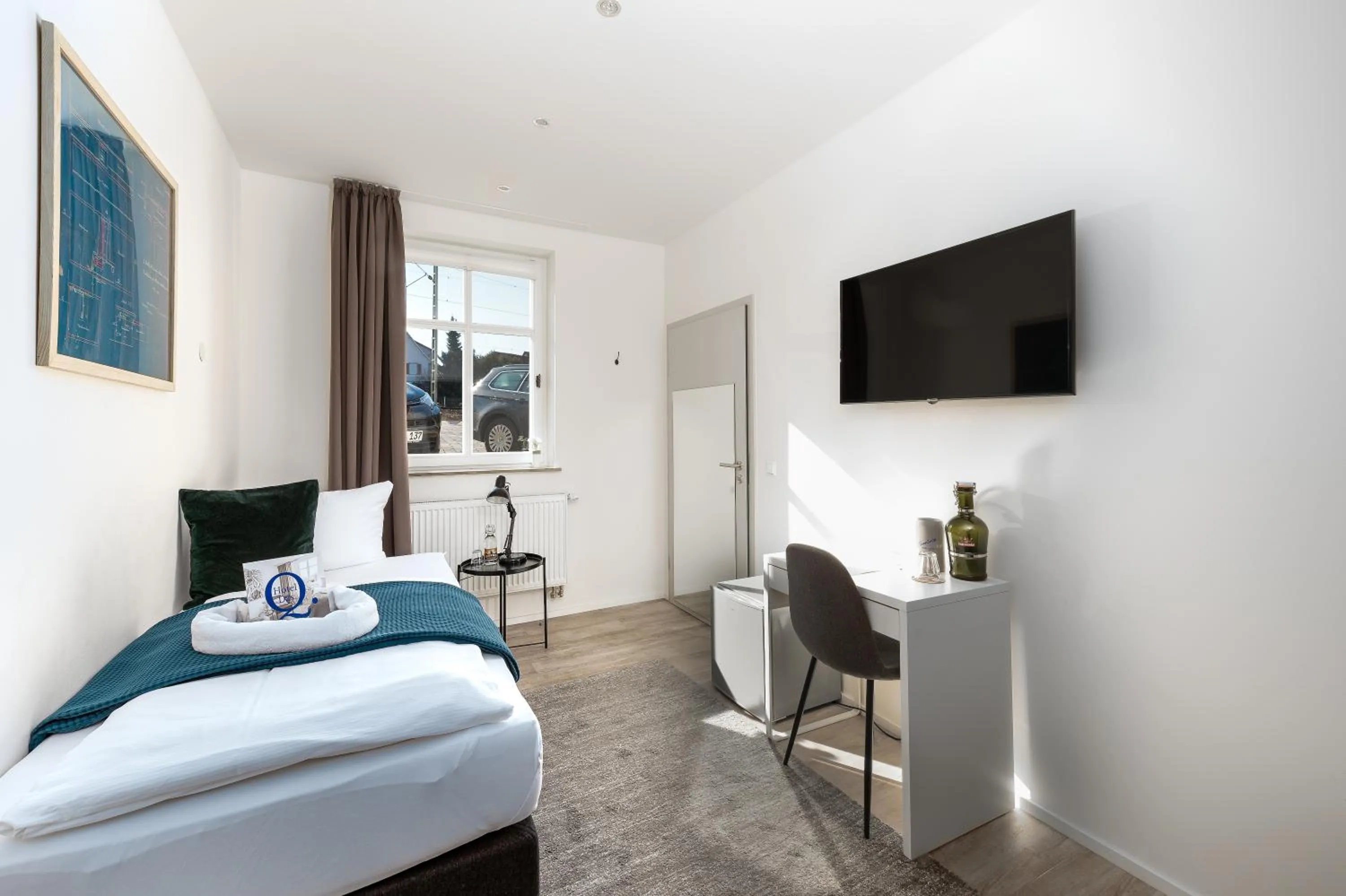 TV and multimedia, Bed in Hotel das Q