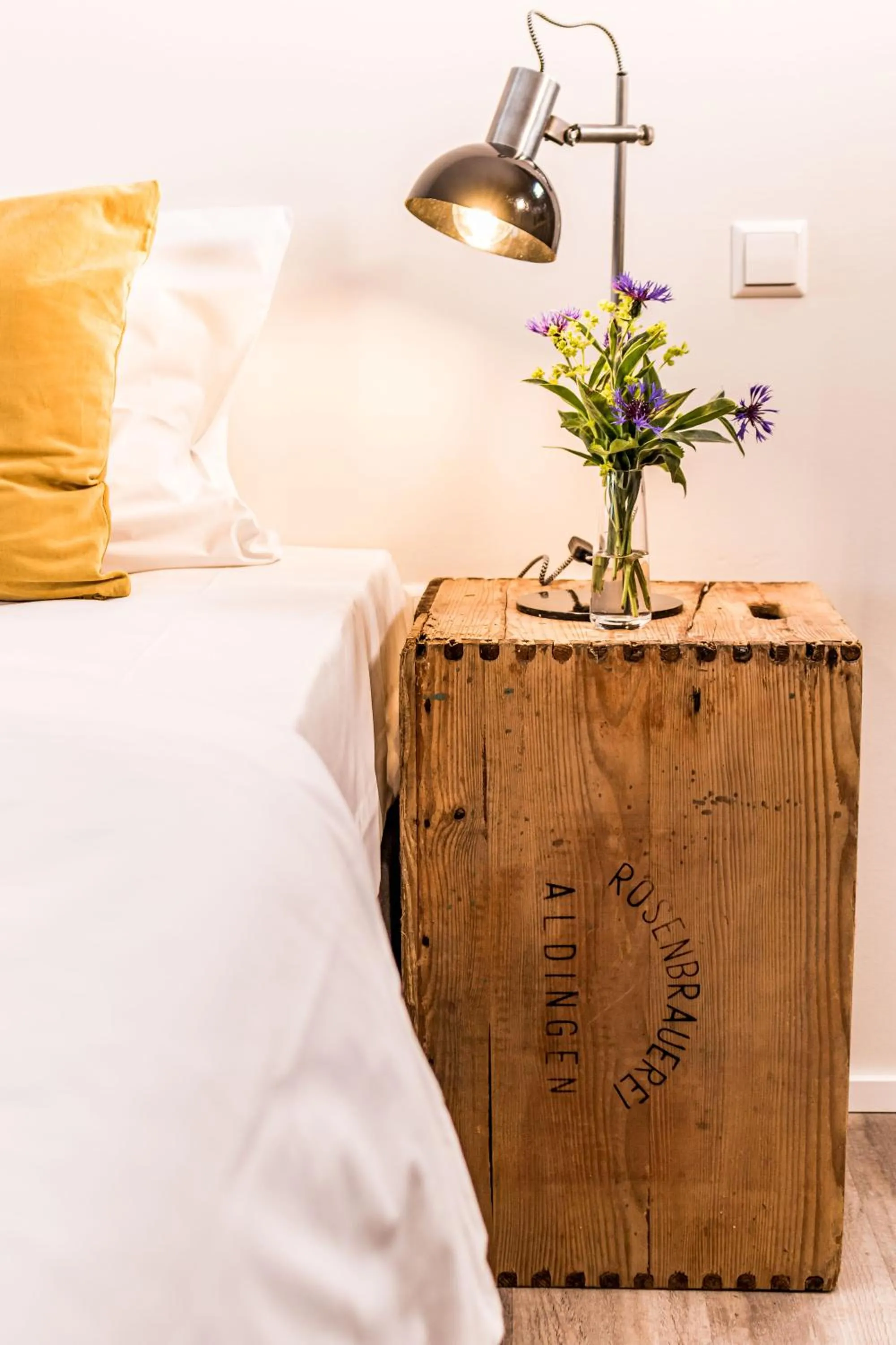 Decorative detail, Bed in Hotel das Q