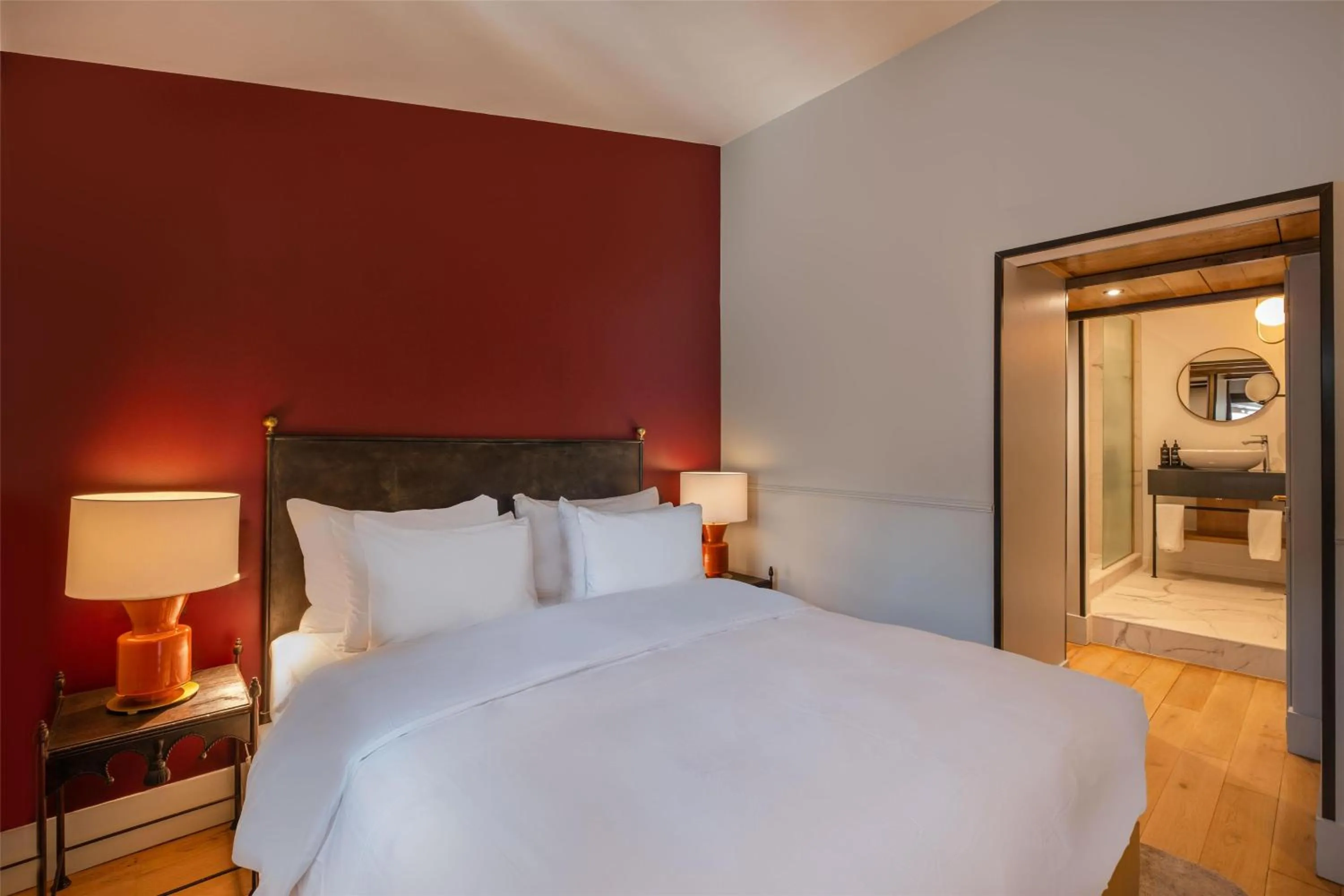 Bedroom, Bed in Cour des Loges Lyon, A Radisson Collection Hotel