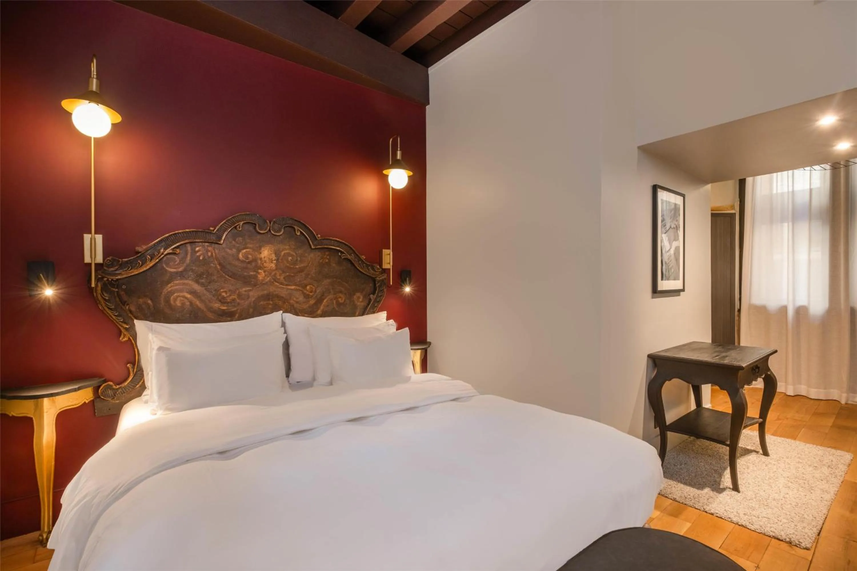 Bedroom, Bed in Cour des Loges Lyon, A Radisson Collection Hotel