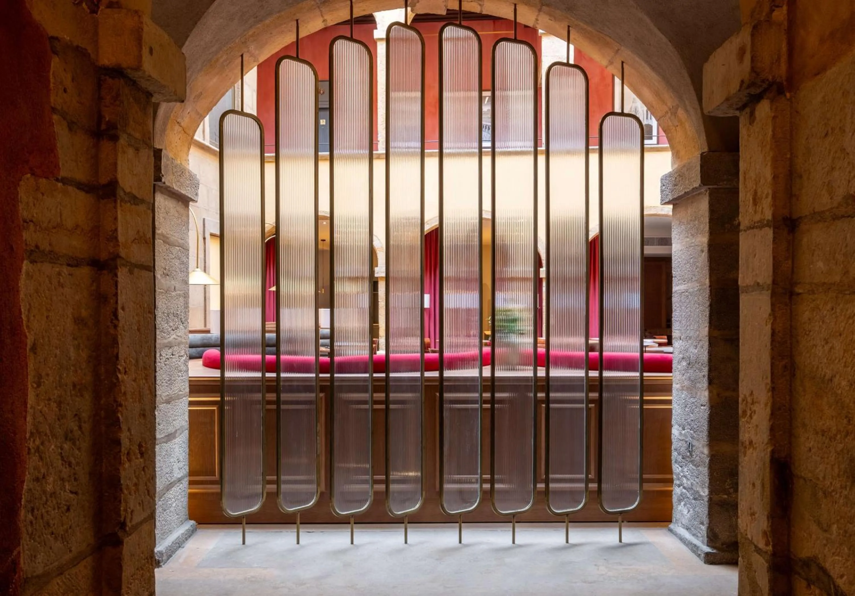 Property building, Bed in Cour des Loges Lyon, A Radisson Collection Hotel