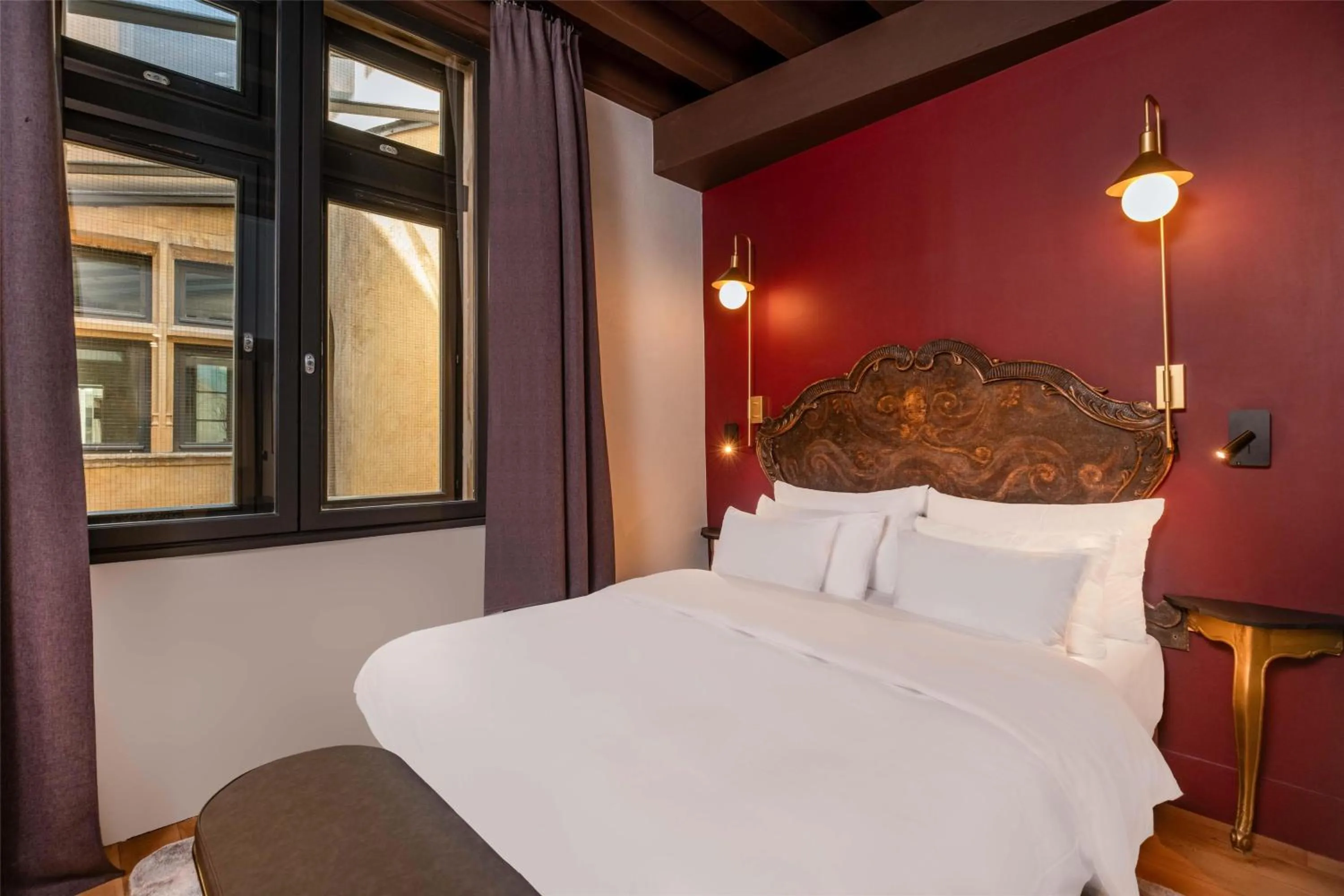 Bedroom, Bed in Cour des Loges Lyon, A Radisson Collection Hotel