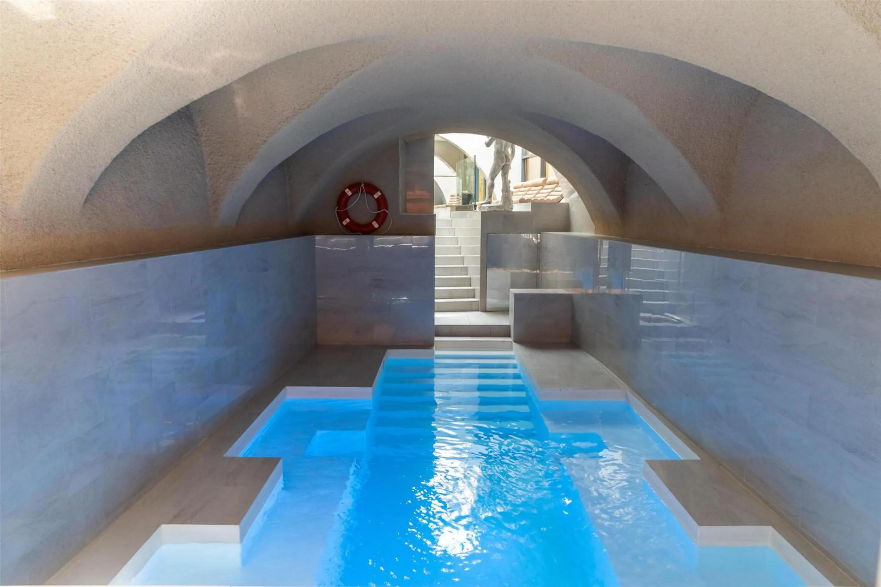 Pool view in Cour des Loges Lyon, A Radisson Collection Hotel