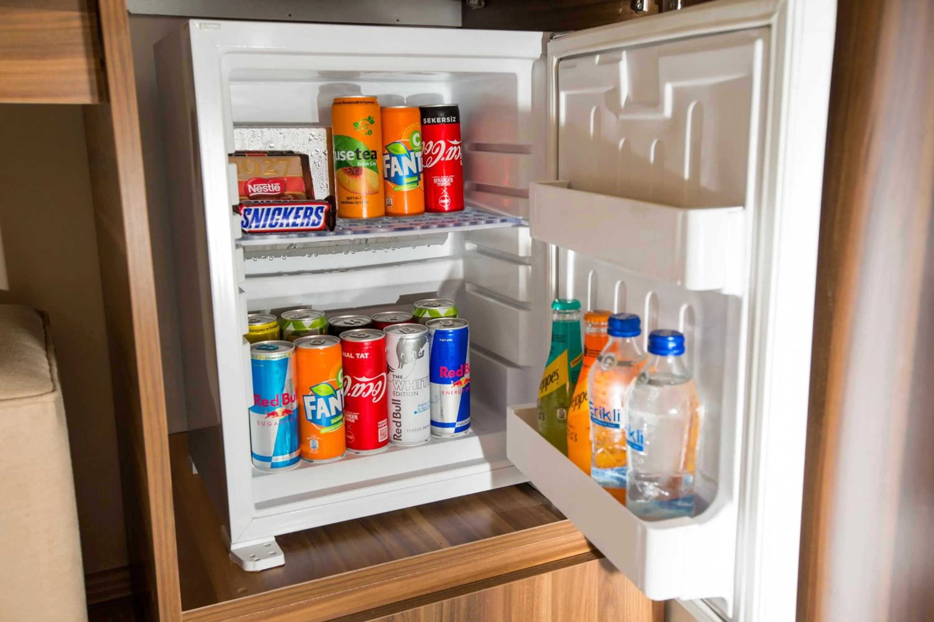 Kitchen or kitchenette in Corner Garden Hotel