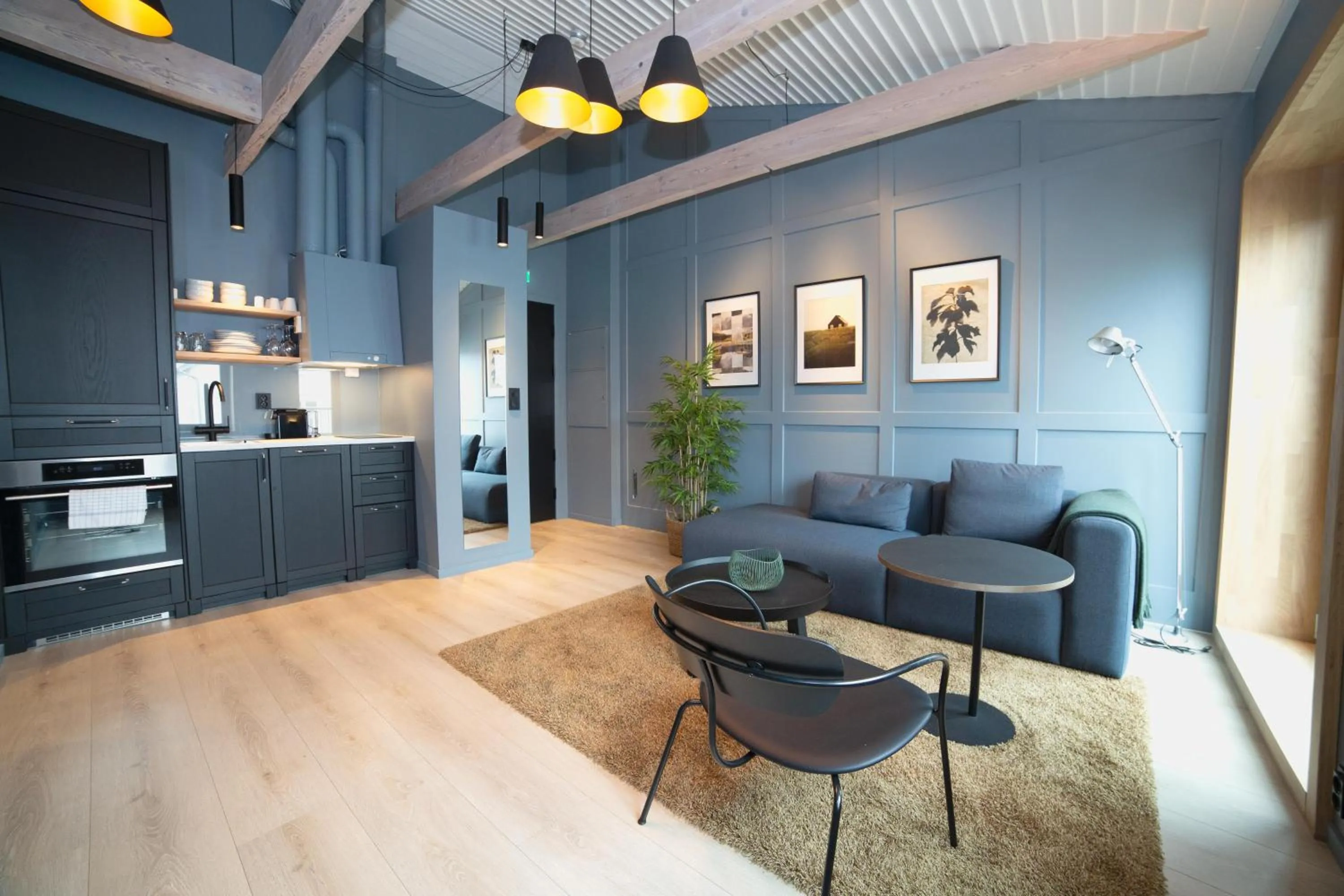 Kitchen or kitchenette in Home Again Apartments Kirkegata