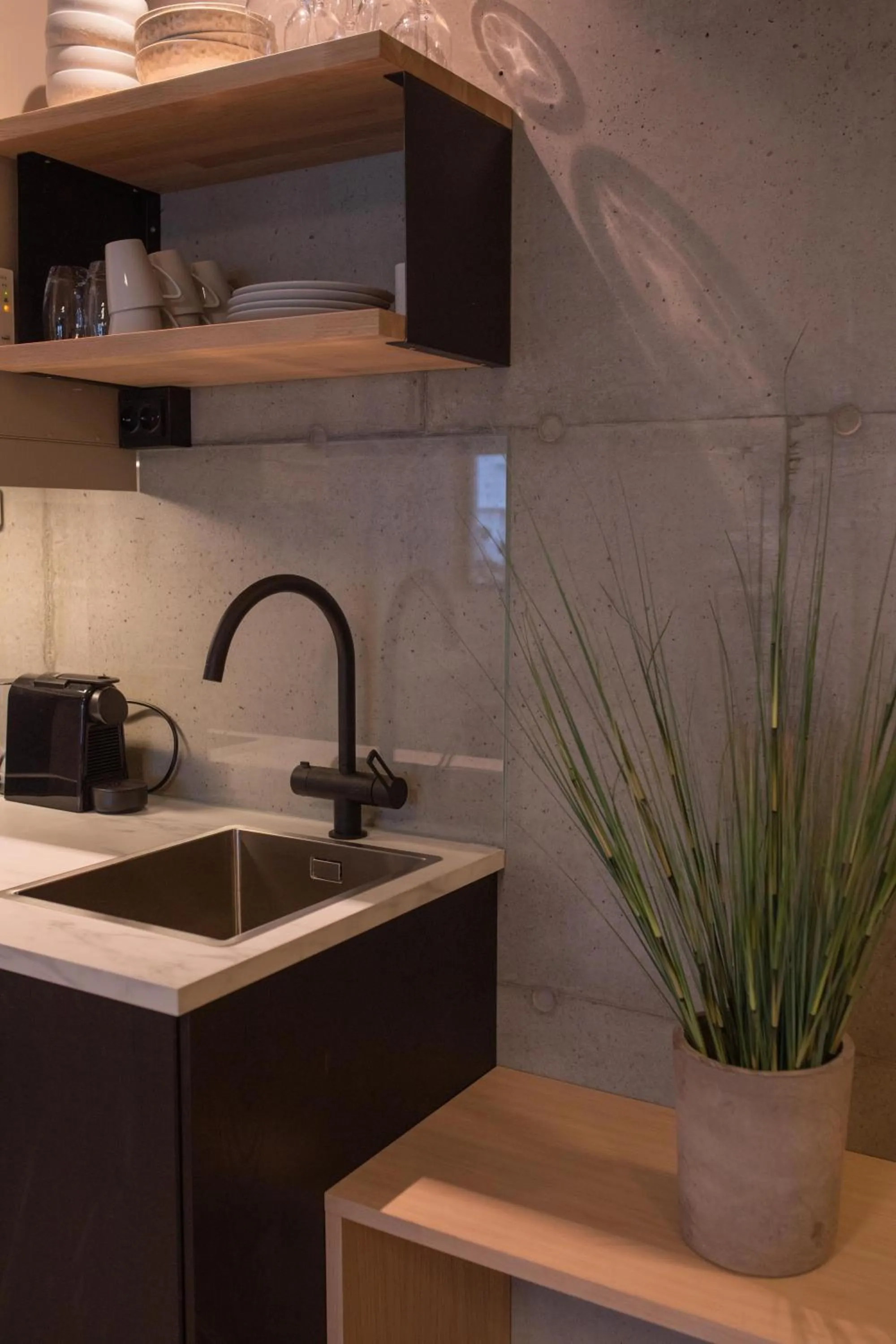 Kitchen or kitchenette in Home Again Apartments Kirkegata