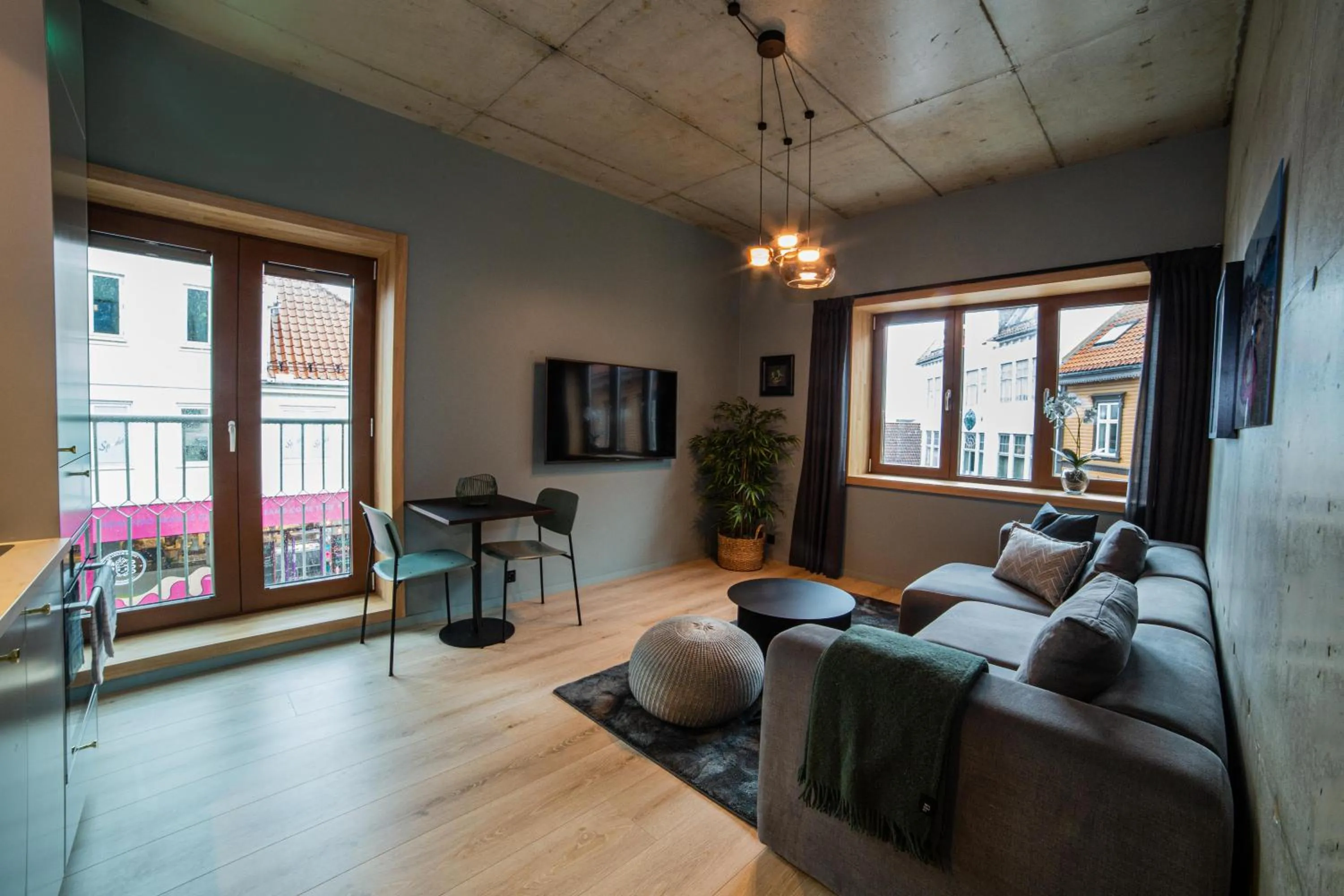 TV and multimedia in Home Again Apartments Kirkegata