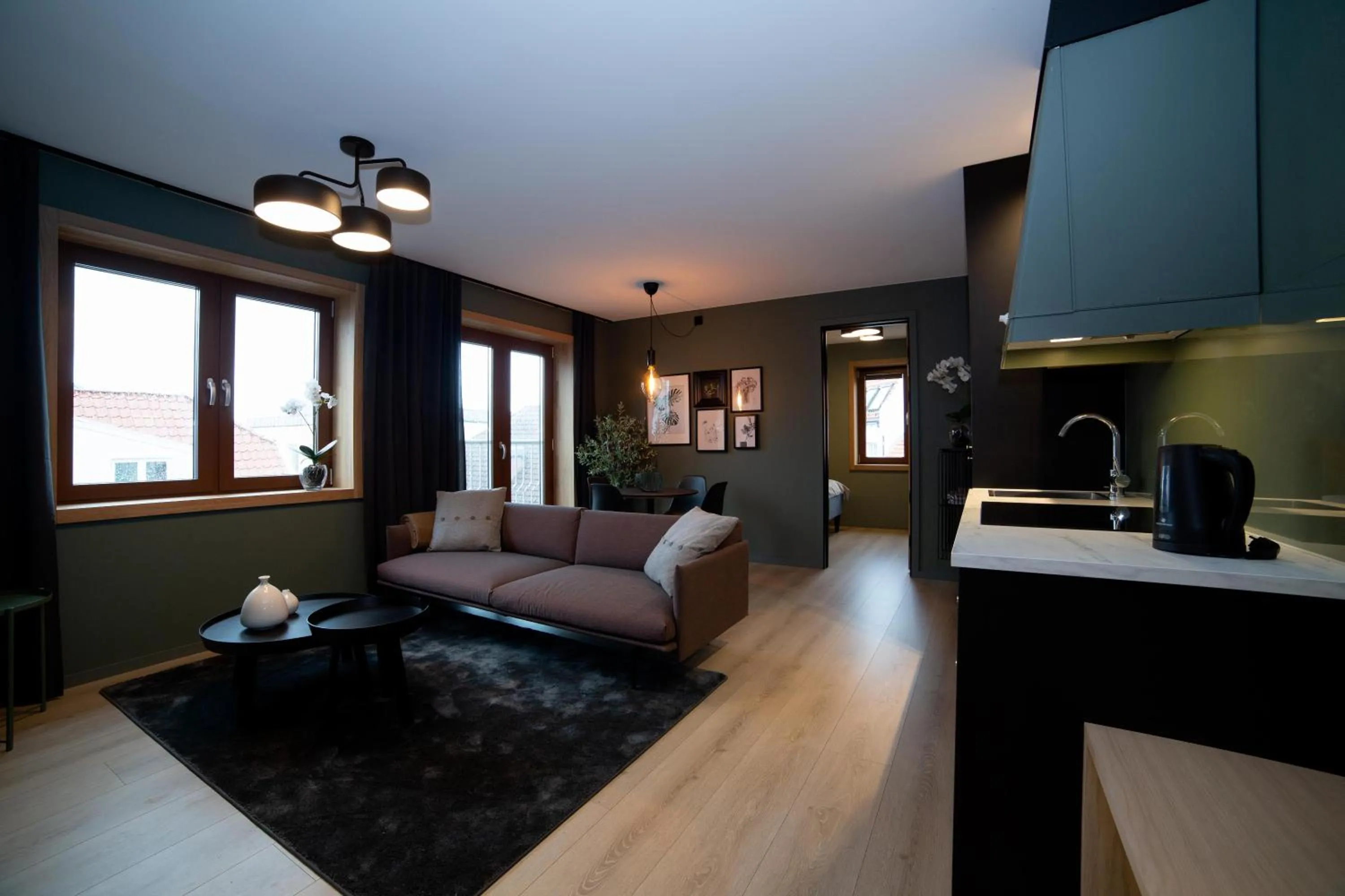 Kitchen or kitchenette in Home Again Apartments Kirkegata