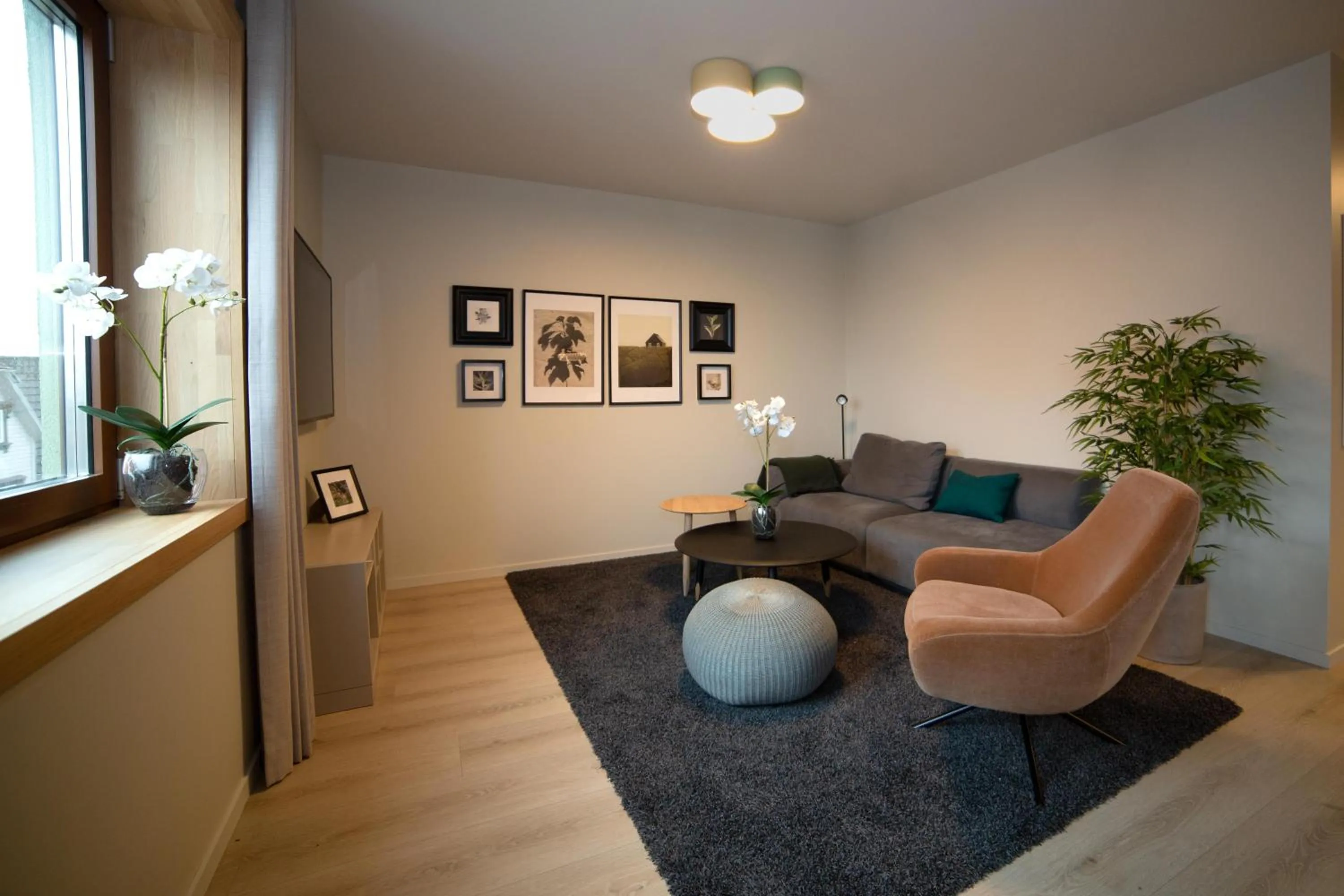 Living room in Home Again Apartments Kirkegata