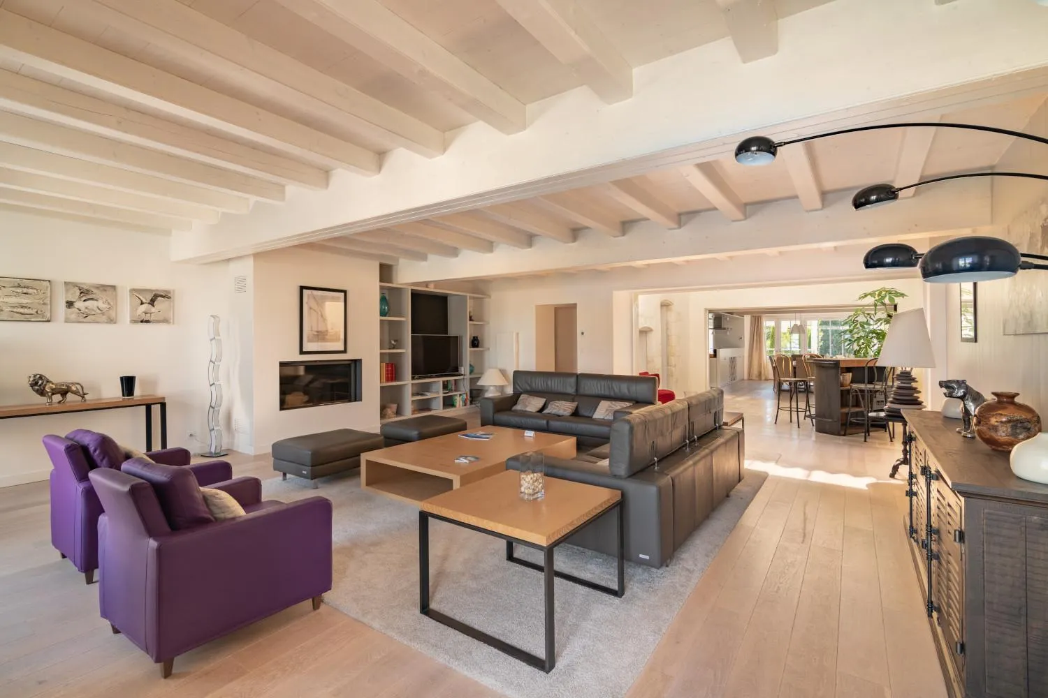 Living room in Villa de L'Eclusier