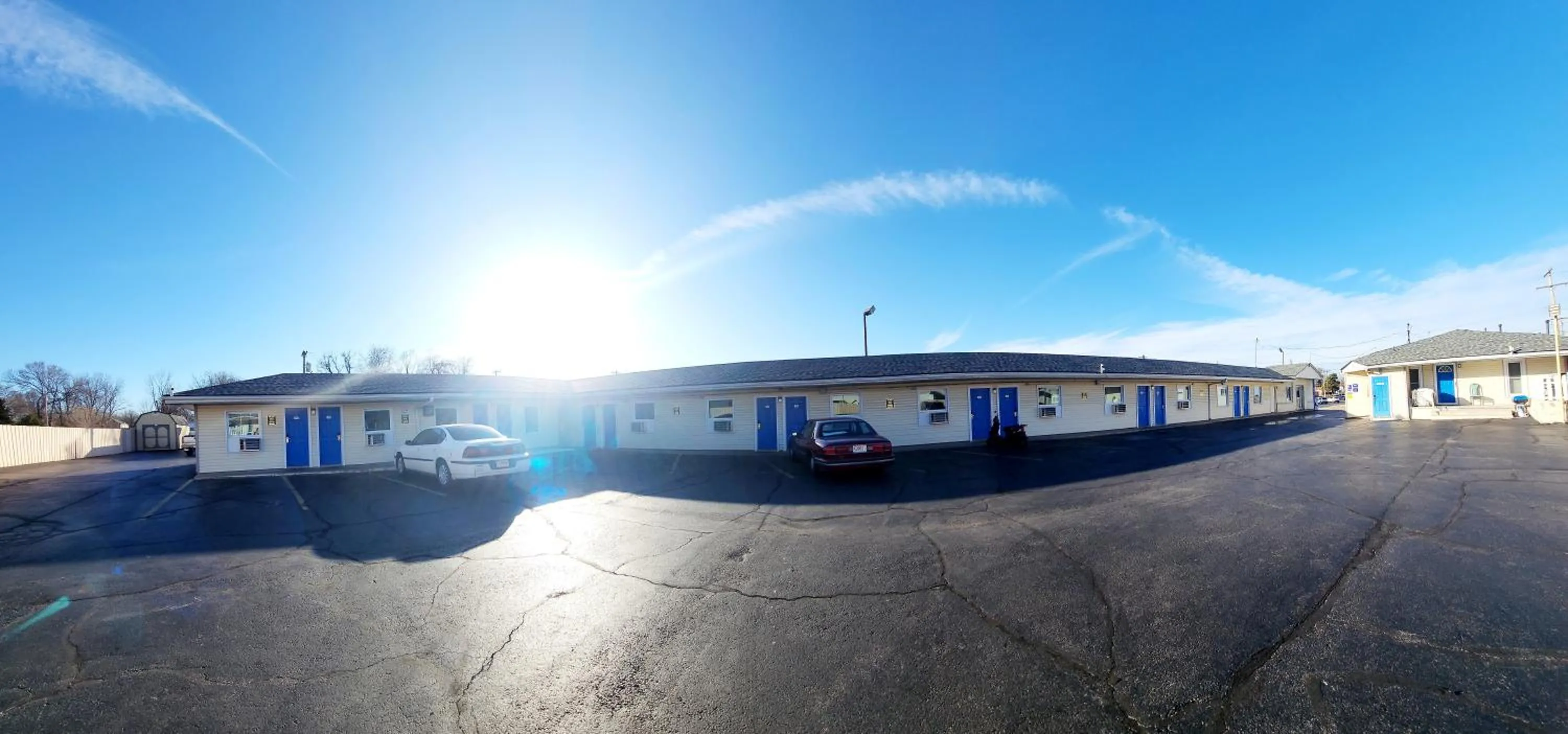 Property building in Plaza Motel