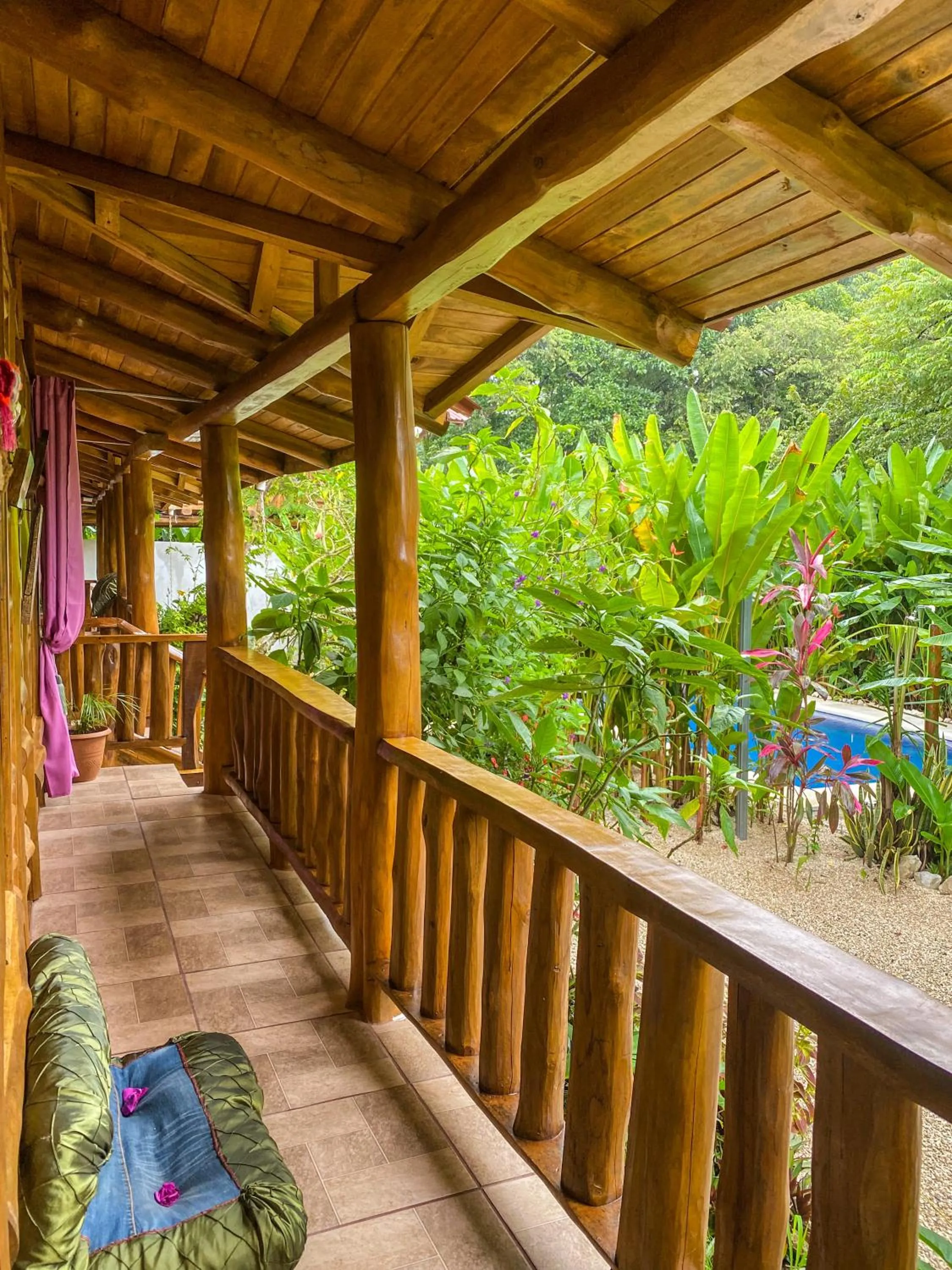 Balcony/Terrace in Cabañas Lamaite