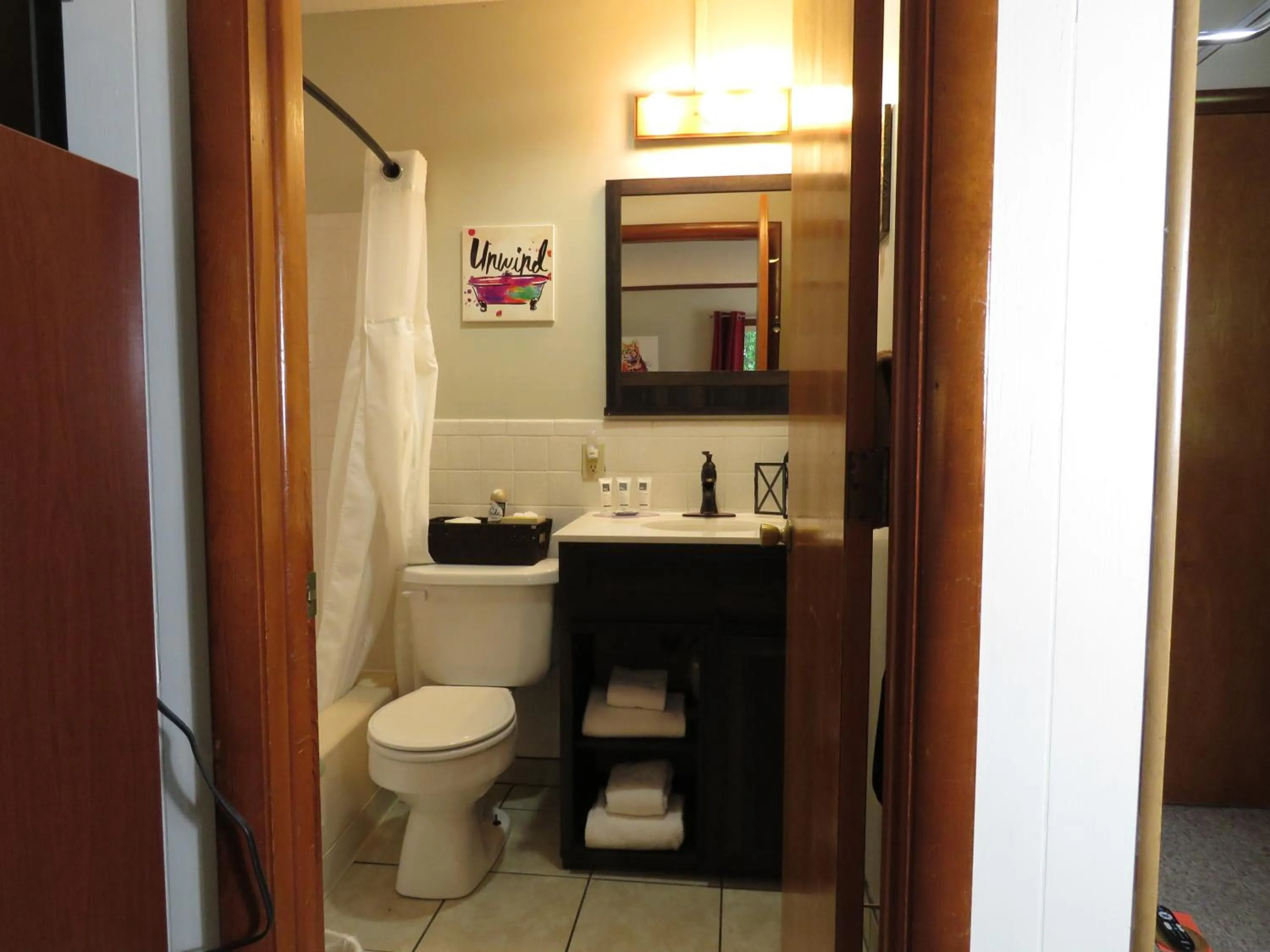 Bathroom in Tall Pines Inn