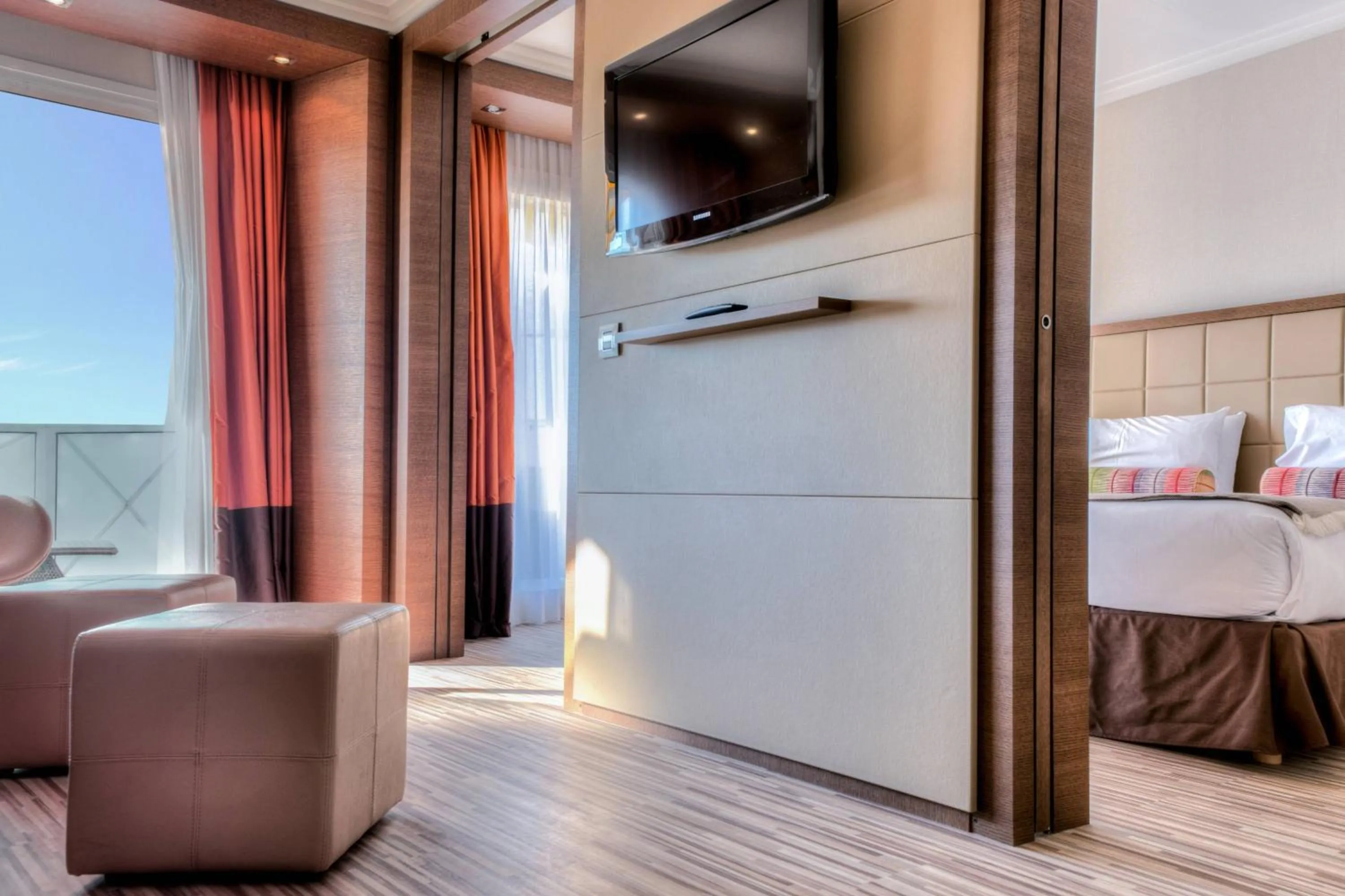 Living room, Bed in AC Hotel by Marriott Ambassadeur Antibes - Juan Les Pins