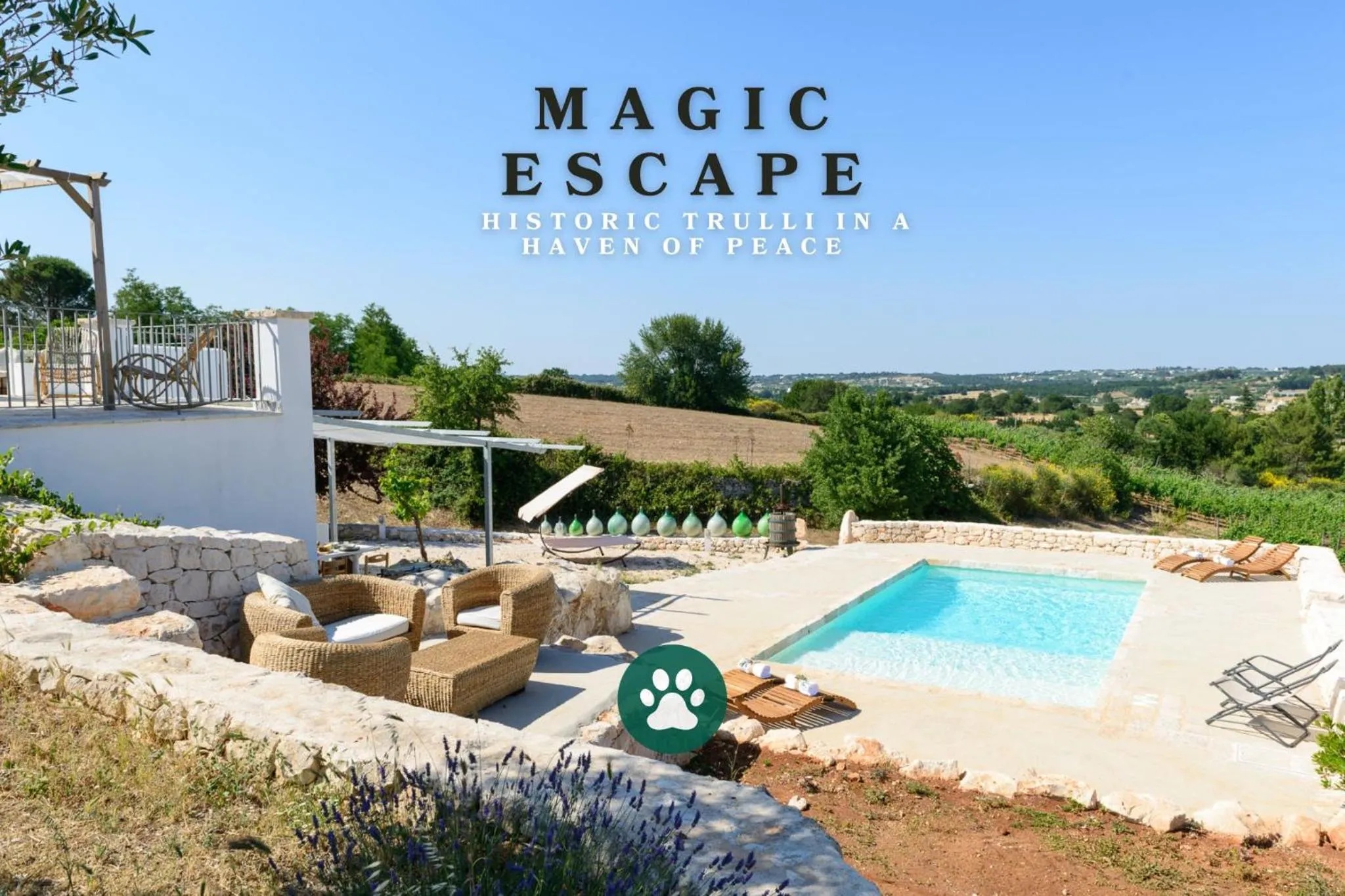 Panoramic Trulli with Private Pool in Martina Franca - Pozzo Fornello
