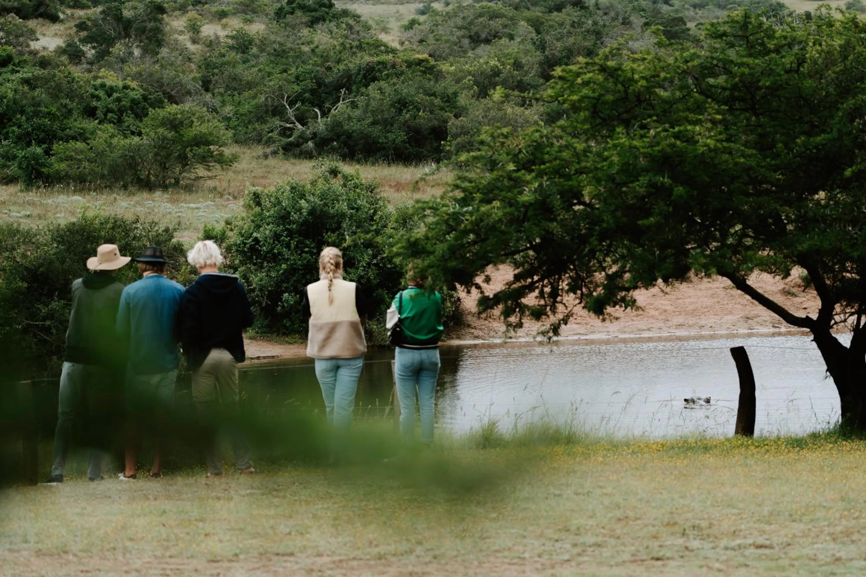 People in Hlosi Game Lodge - Amakhala Game Reserve