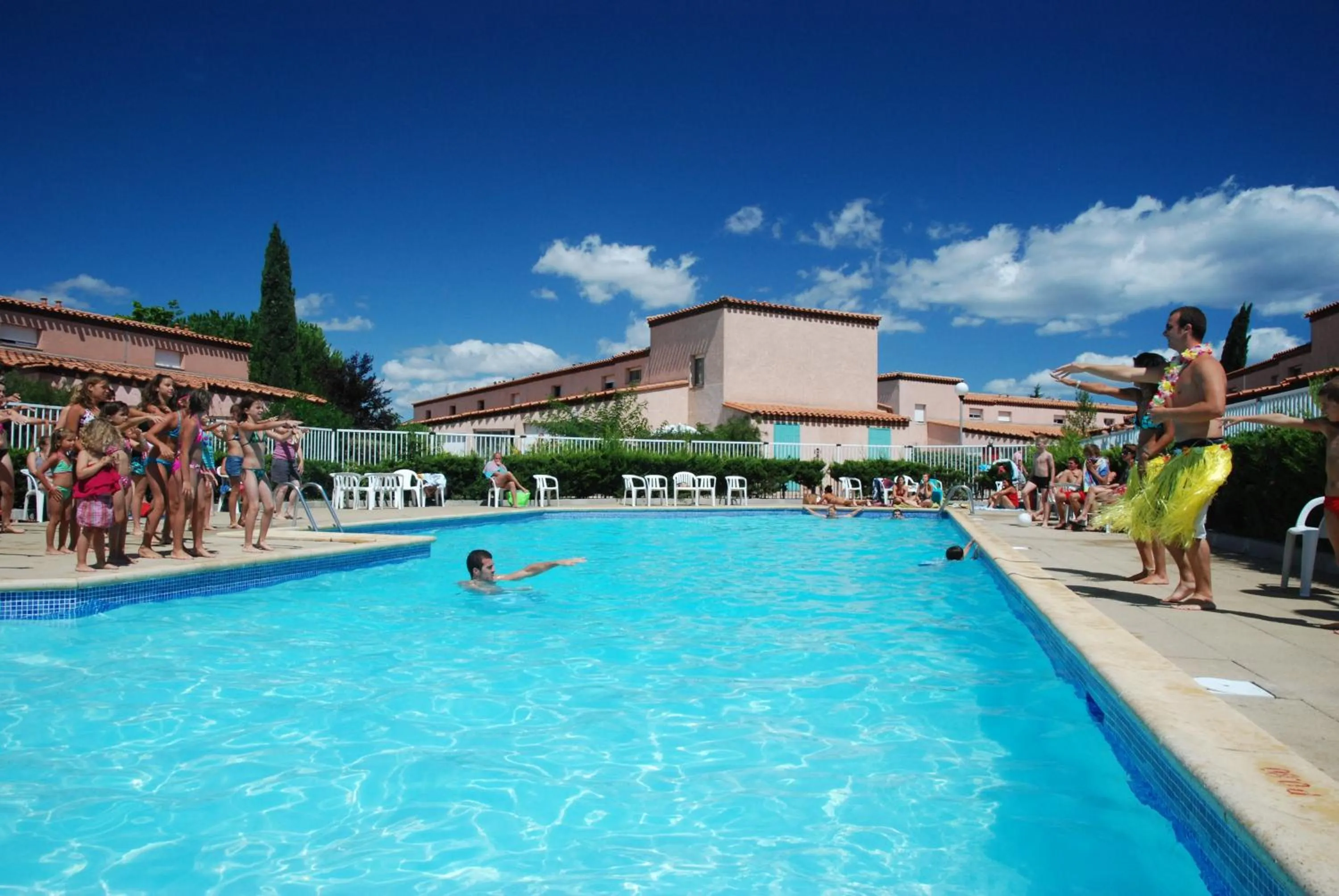 Swimming pool in Lagrange Grand Bleu Vacances – Résidence Les Jardins de Neptune