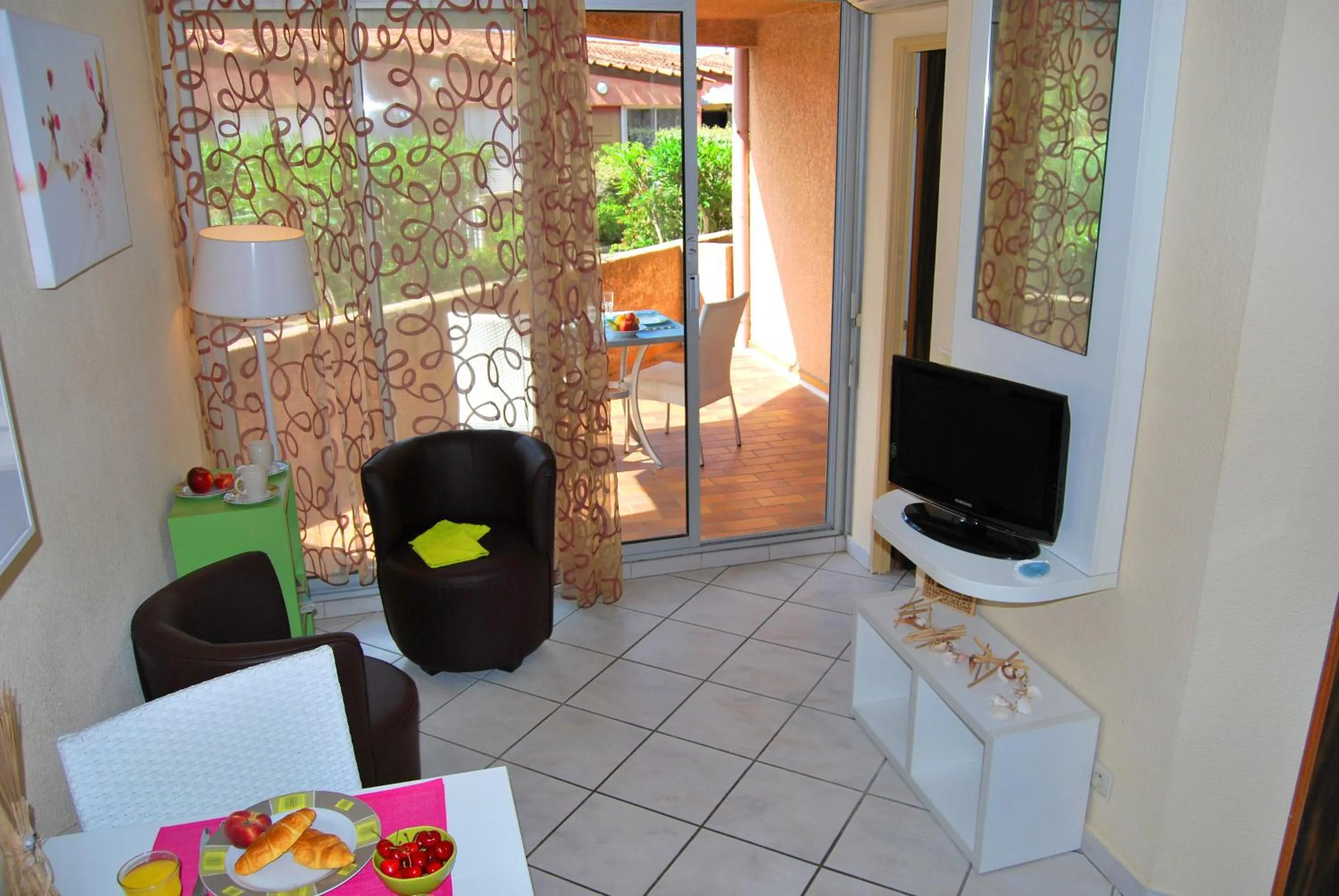 Living room in Lagrange Grand Bleu Vacances – Résidence Les Jardins de Neptune