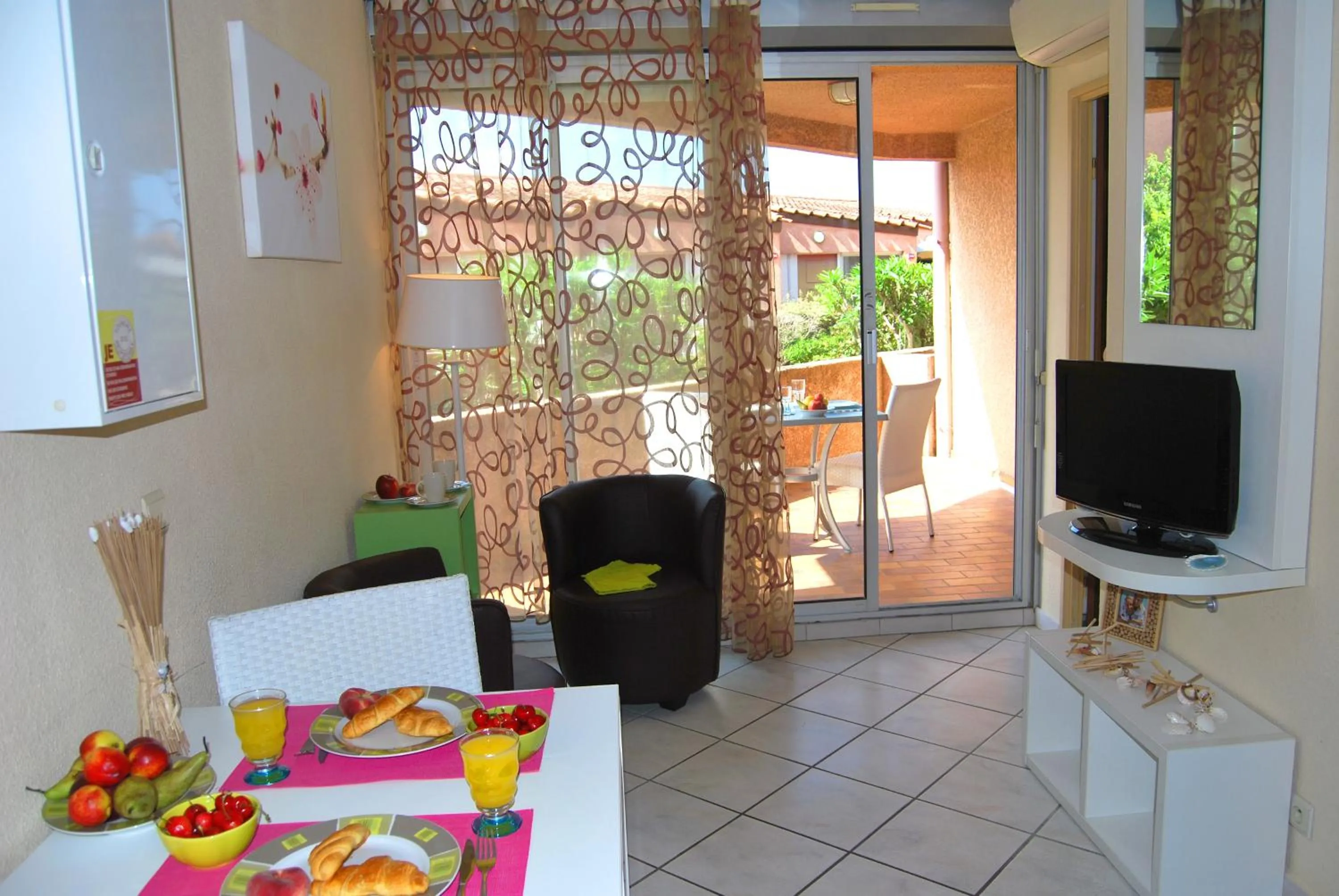 Living room in Lagrange Grand Bleu Vacances – Résidence Les Jardins de Neptune