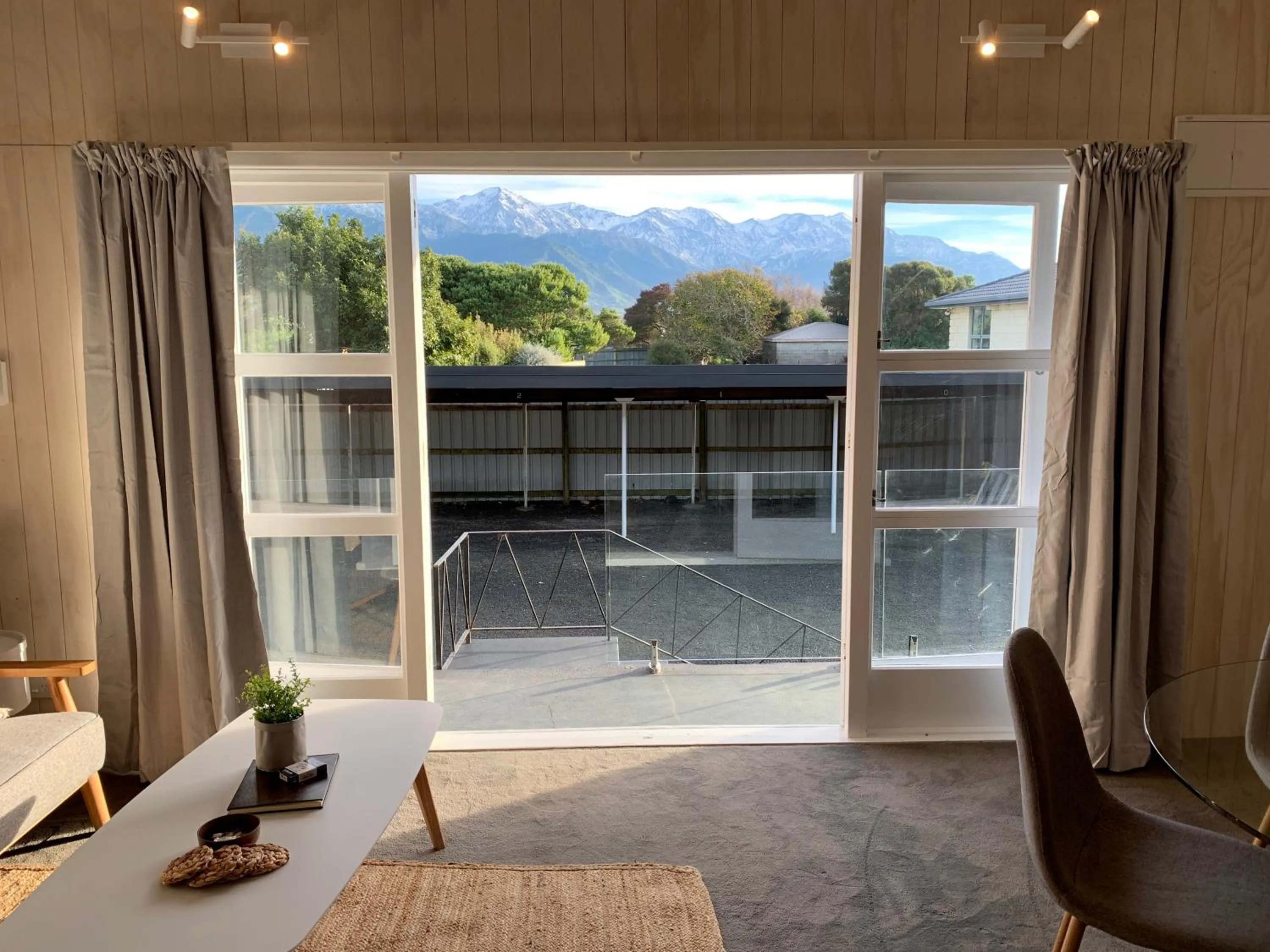 Balcony/Terrace in Kaikōura Peaks eMotel