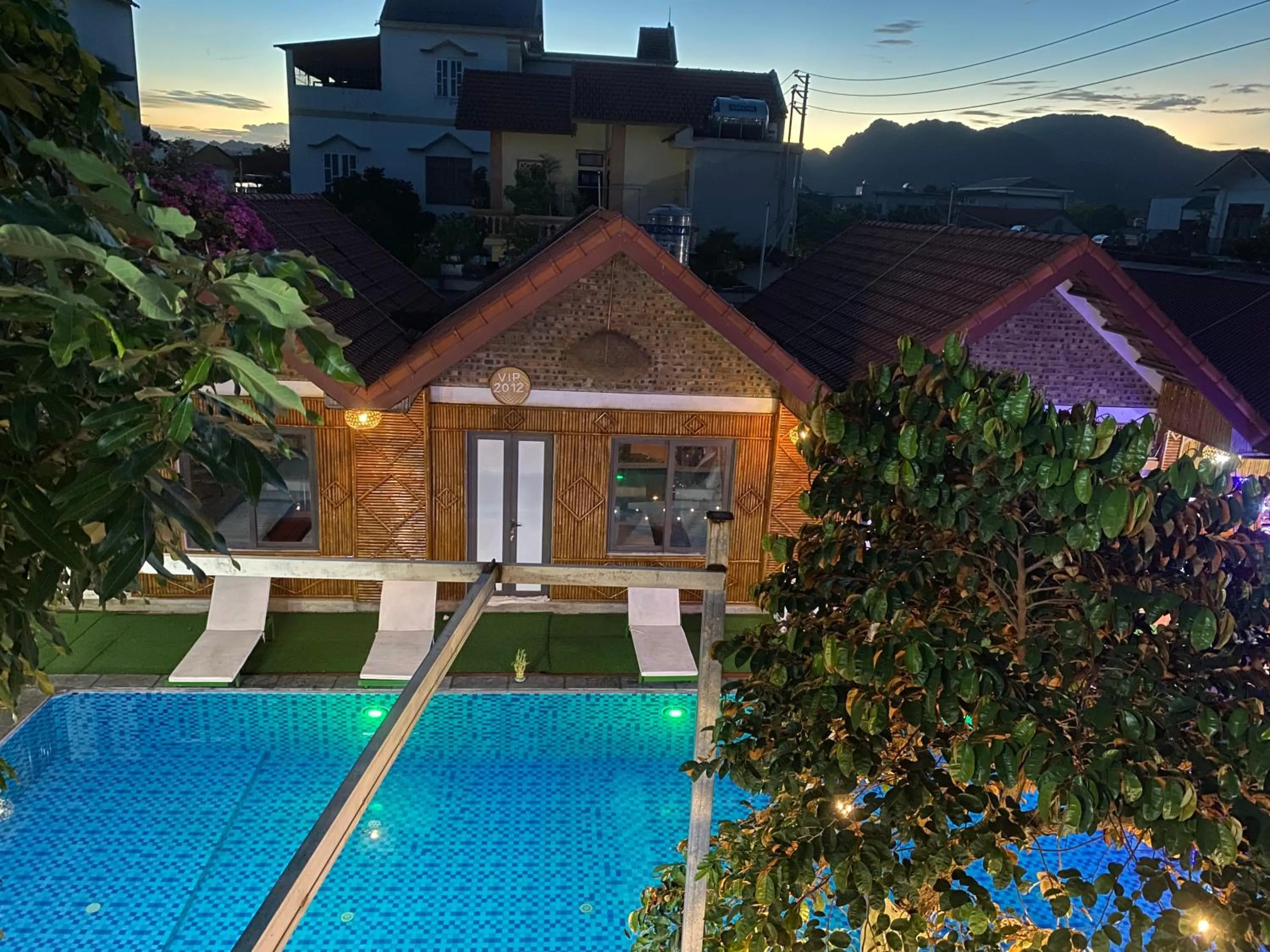 Pool view in Tam Coc Charming Bungalow