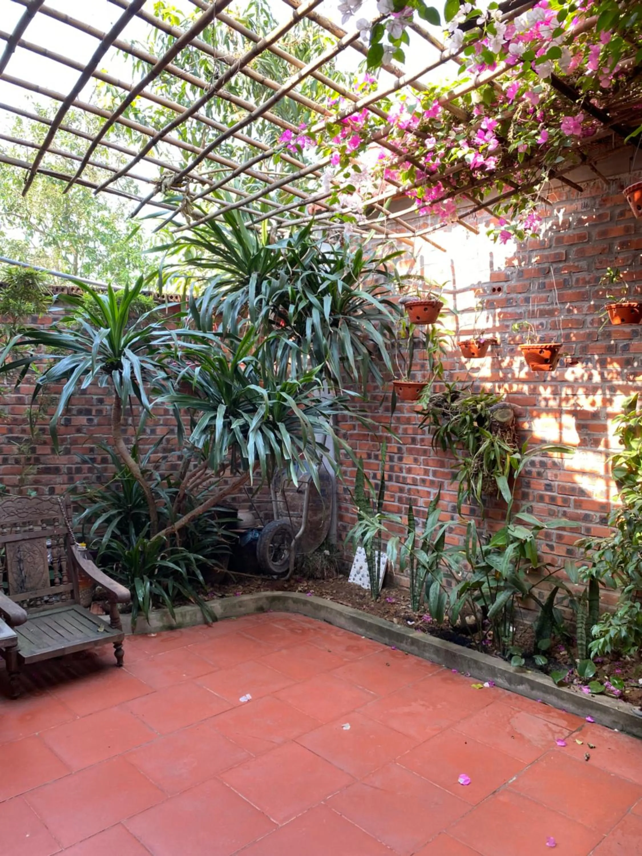Patio in Tam Coc Charming Bungalow