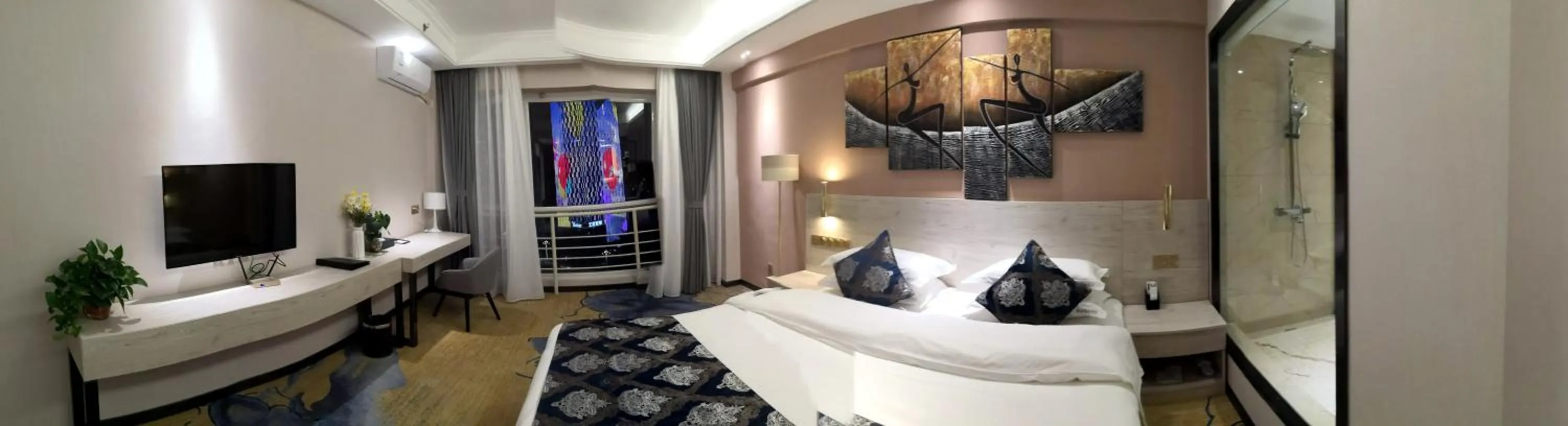 Photo of the whole room, Bed in Demei Boutique Hotel