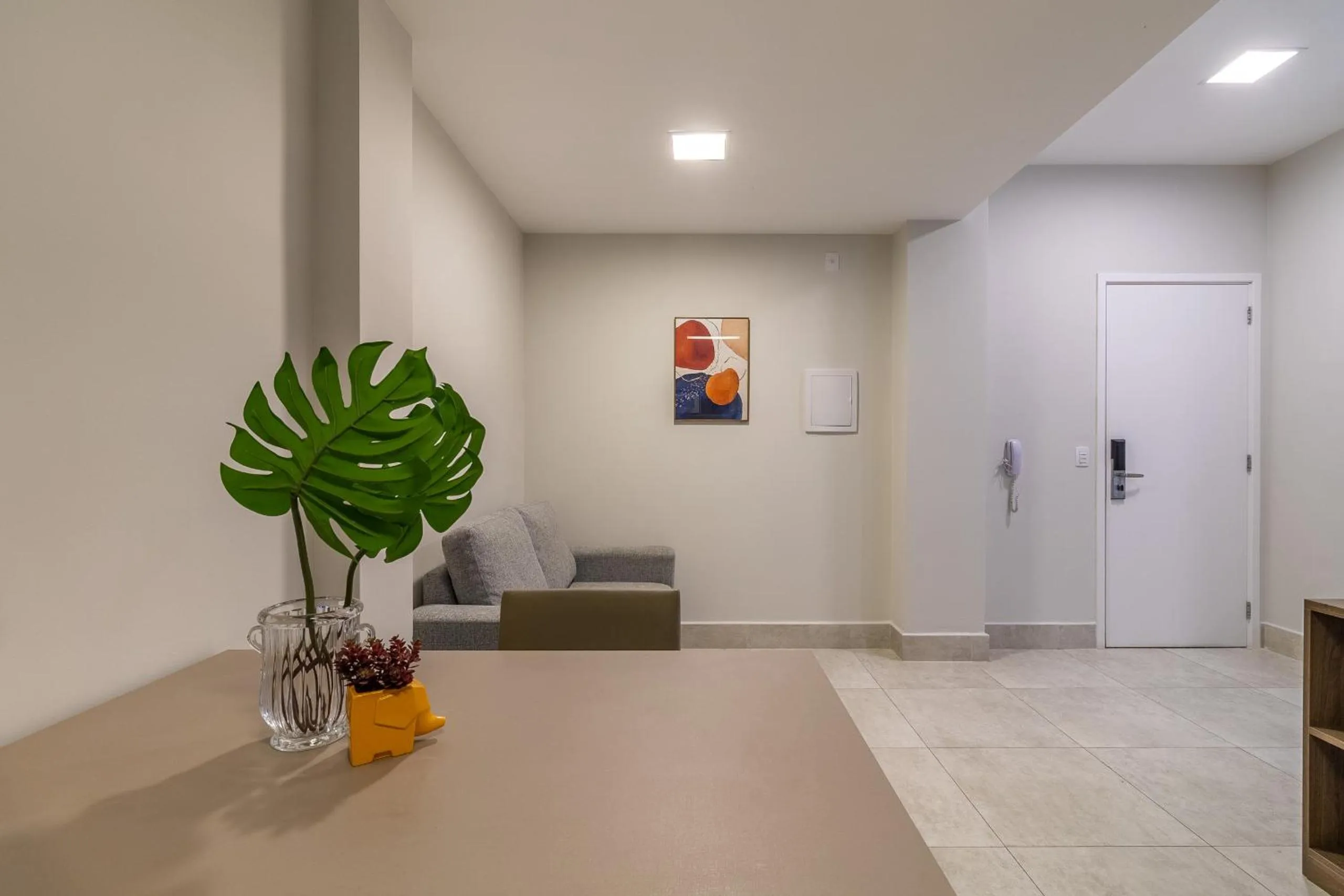 Living room in Jacques Pilon Residence