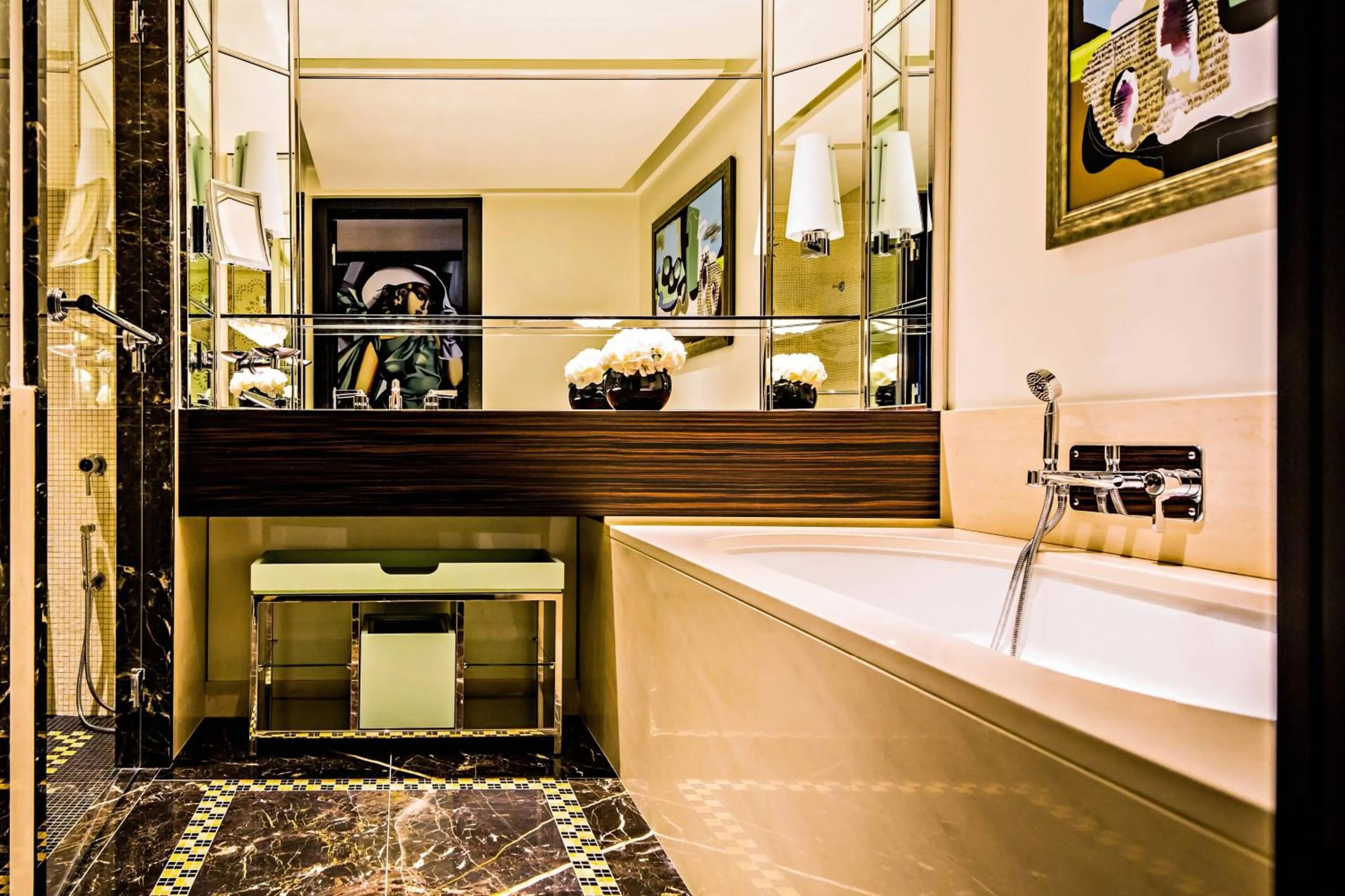 Bathroom in Prince de Galles, a Luxury Collection hotel, Paris