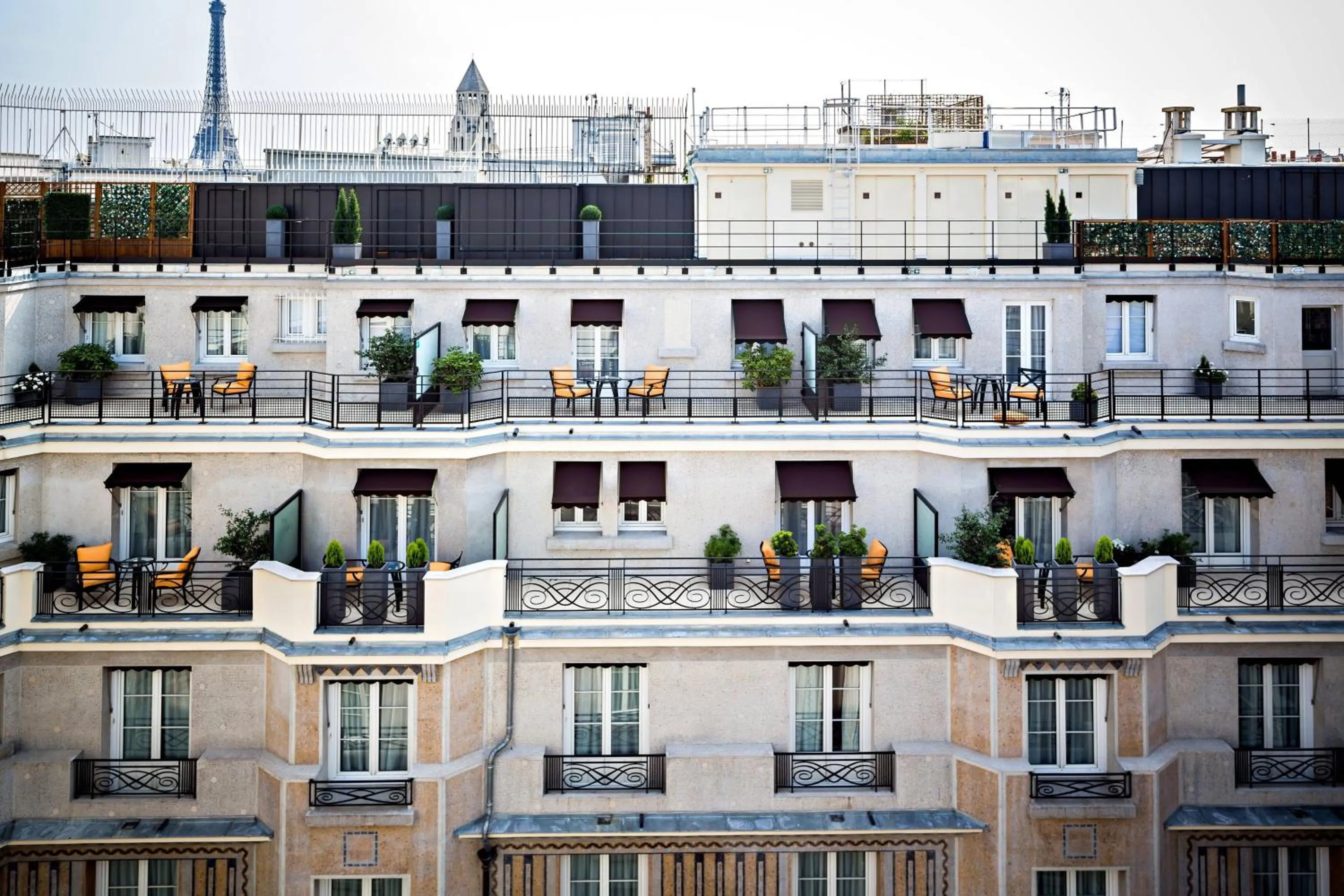 Property building in Prince de Galles, a Luxury Collection hotel, Paris