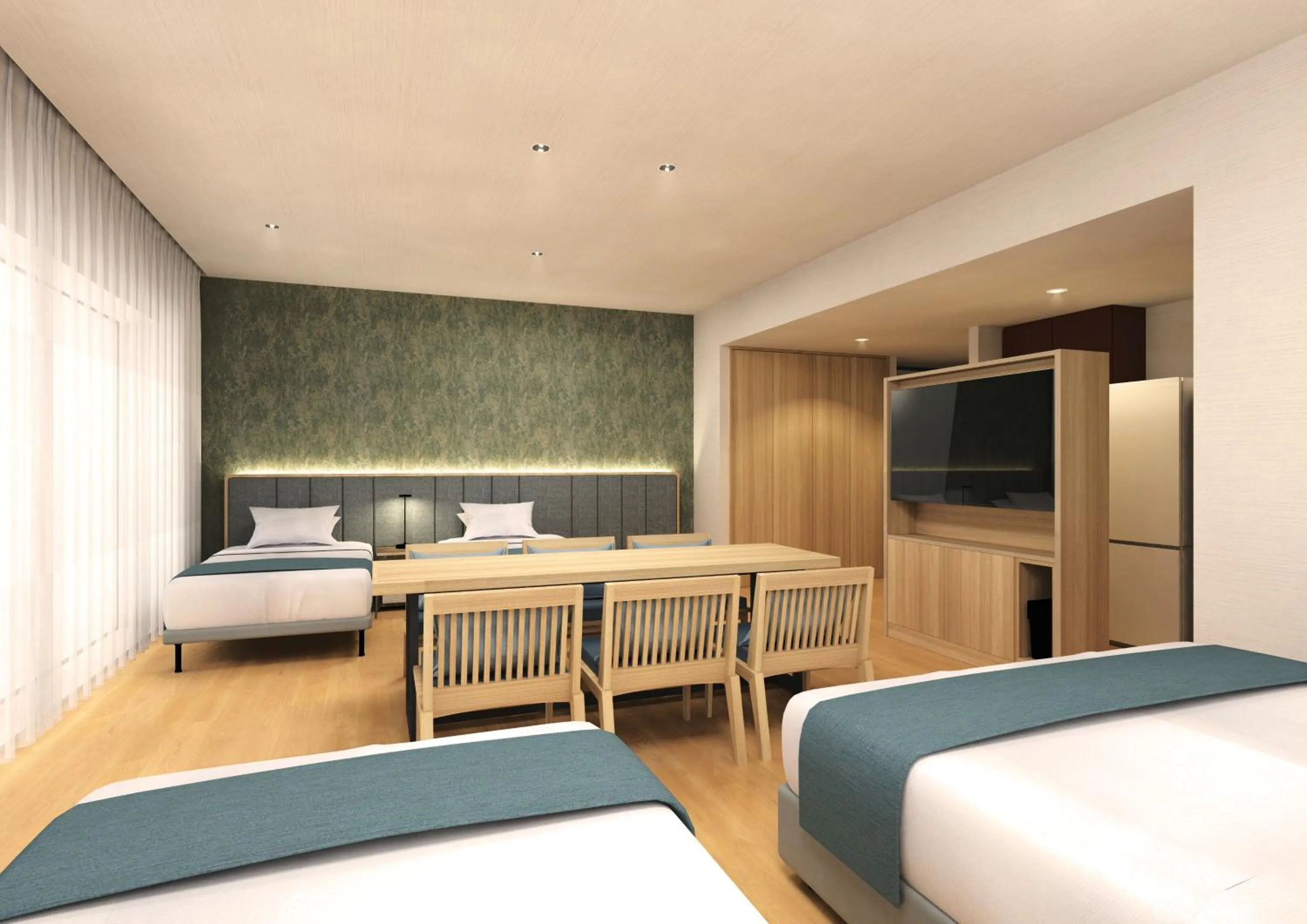 Photo of the whole room, Bed in La'gent Stay Hakodate Ekimae