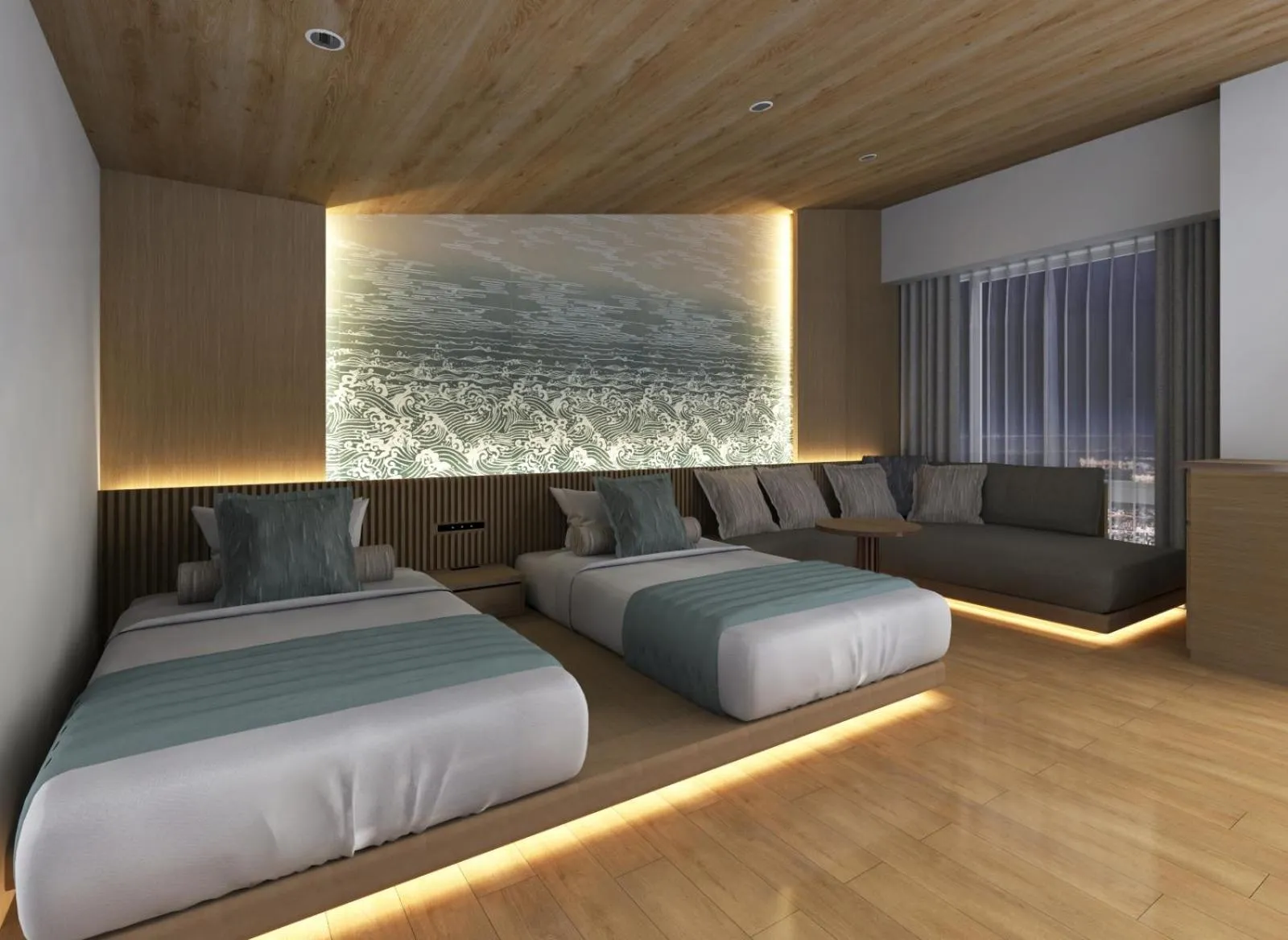 Bed in La'gent Stay Hakodate Ekimae