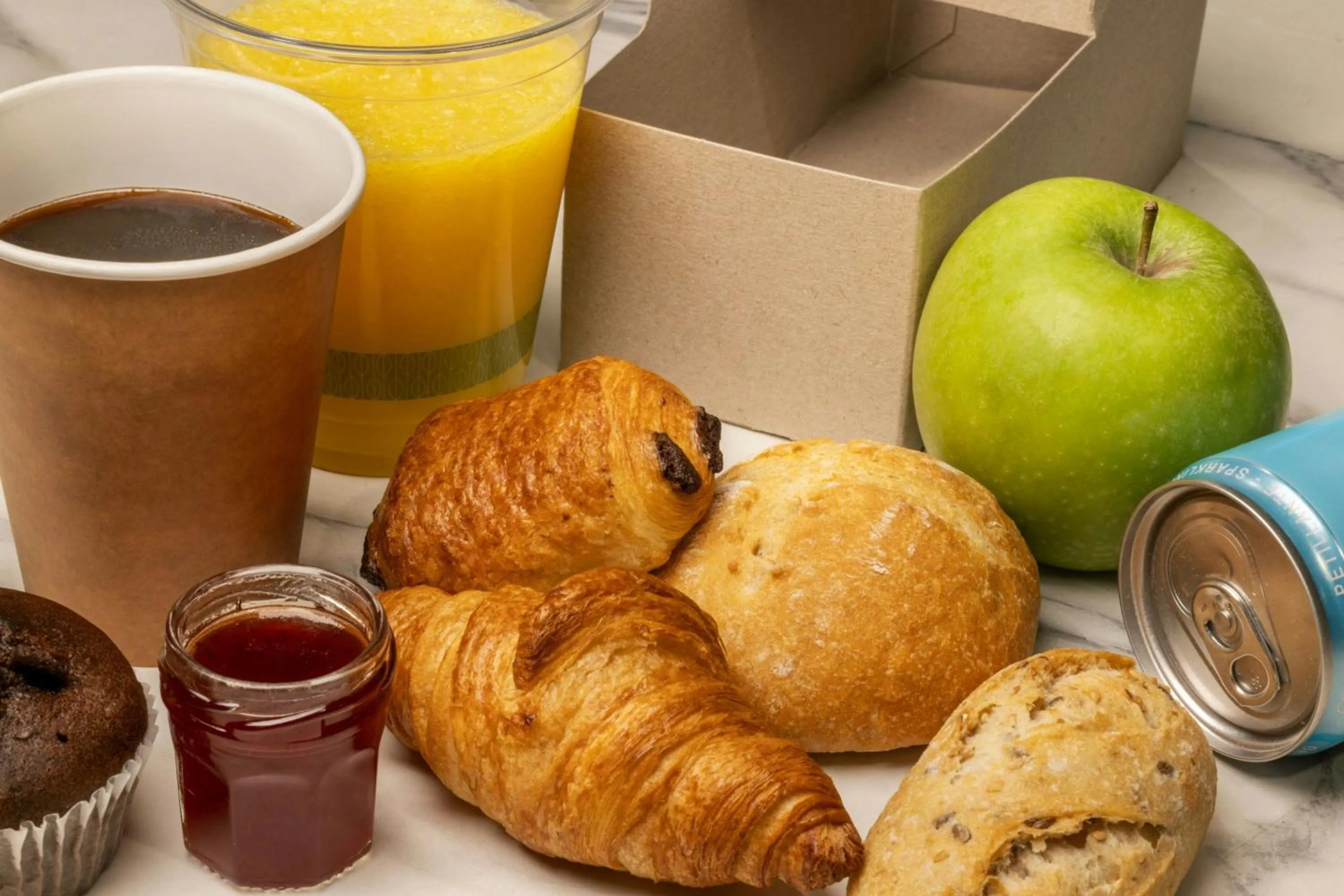 Breakfast in Sheraton Paris Charles de Gaulle Airport Hotel