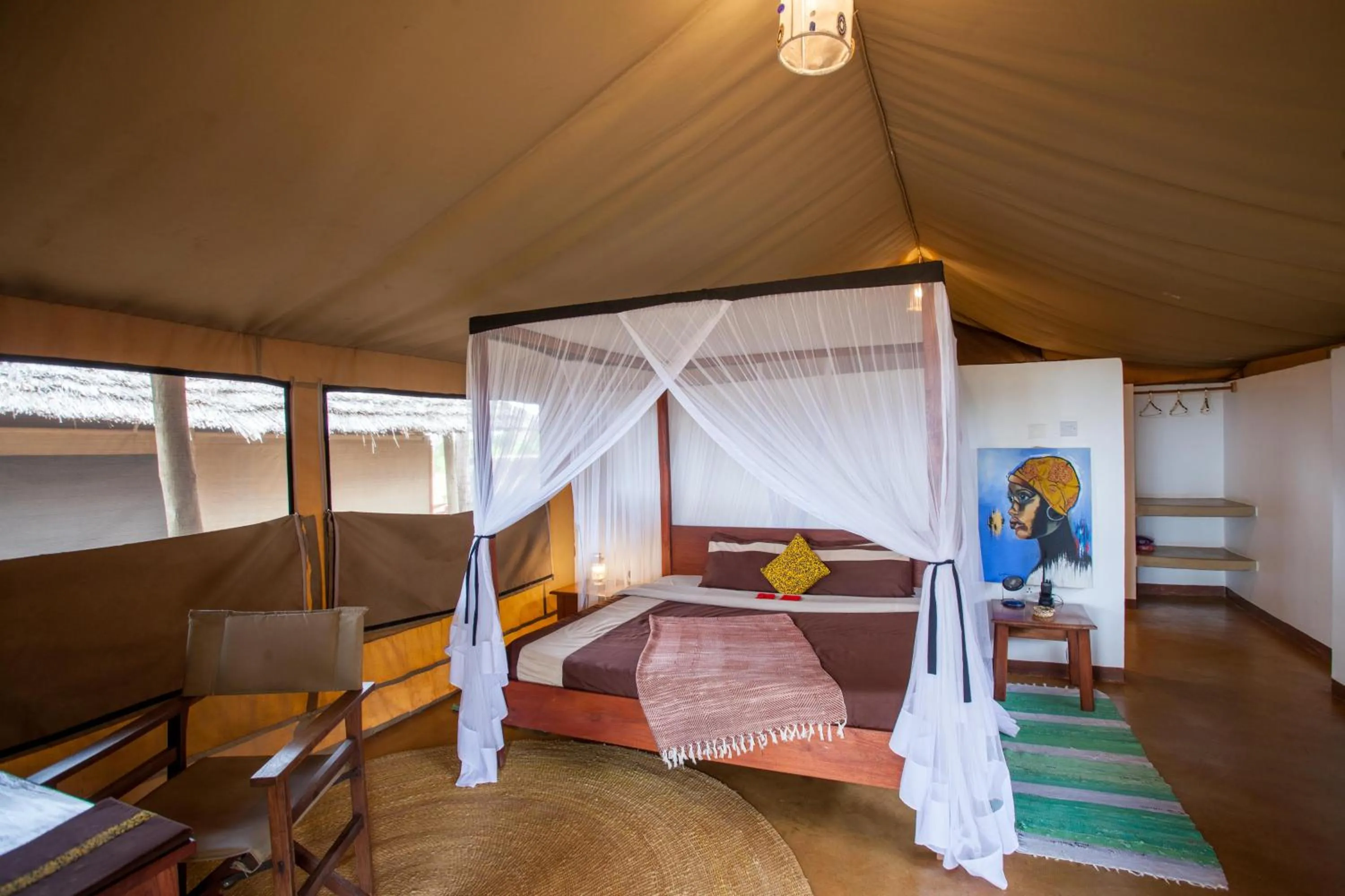 Bed in Karatu Tented Lodge