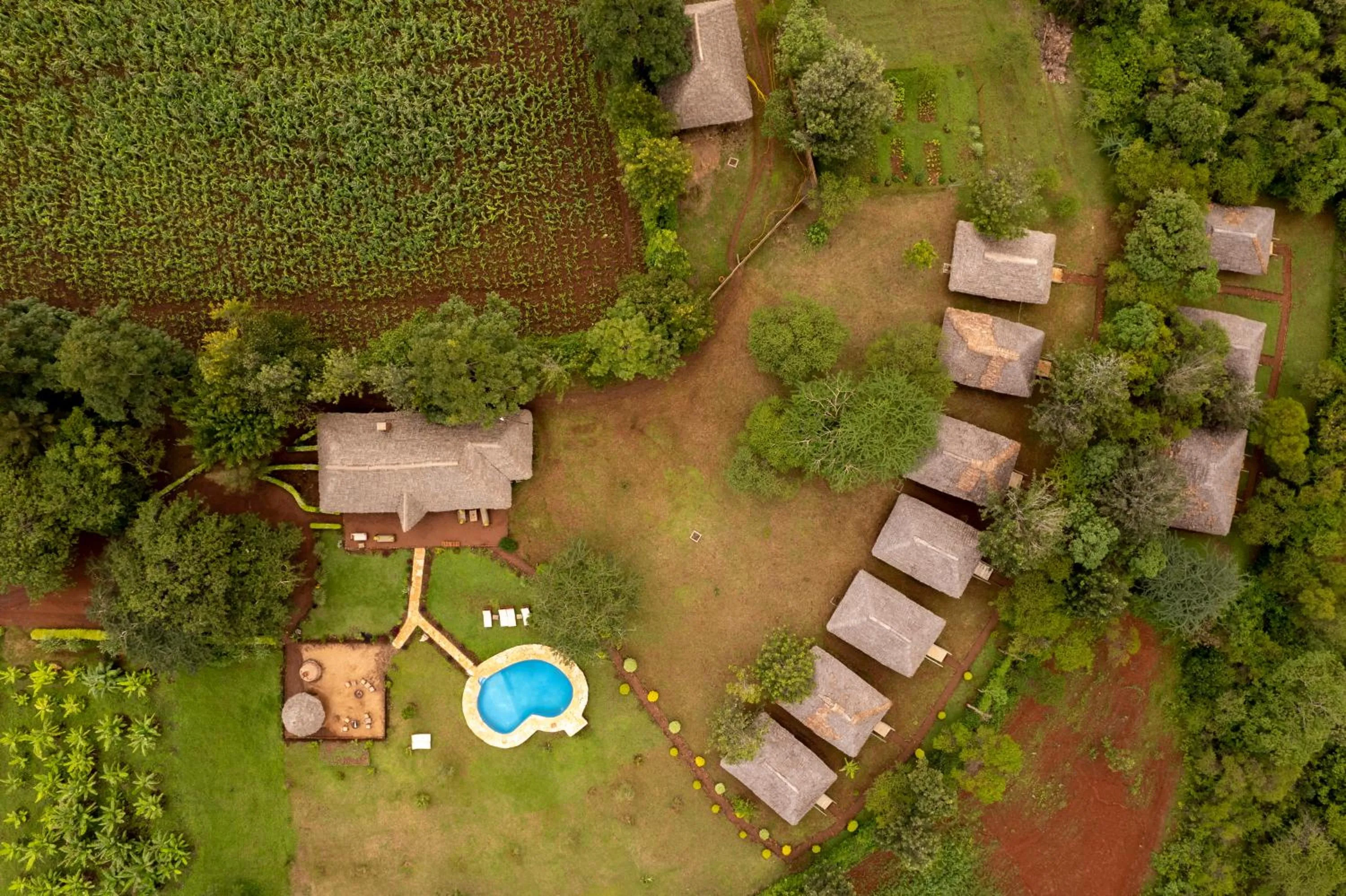 Natural landscape in Karatu Tented Lodge