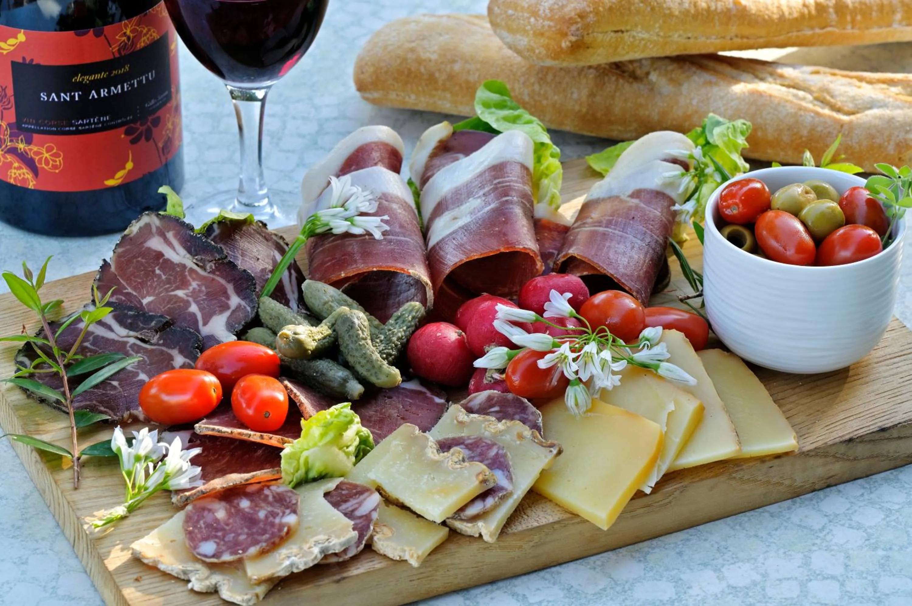 Meals in Résidence Arco Plage