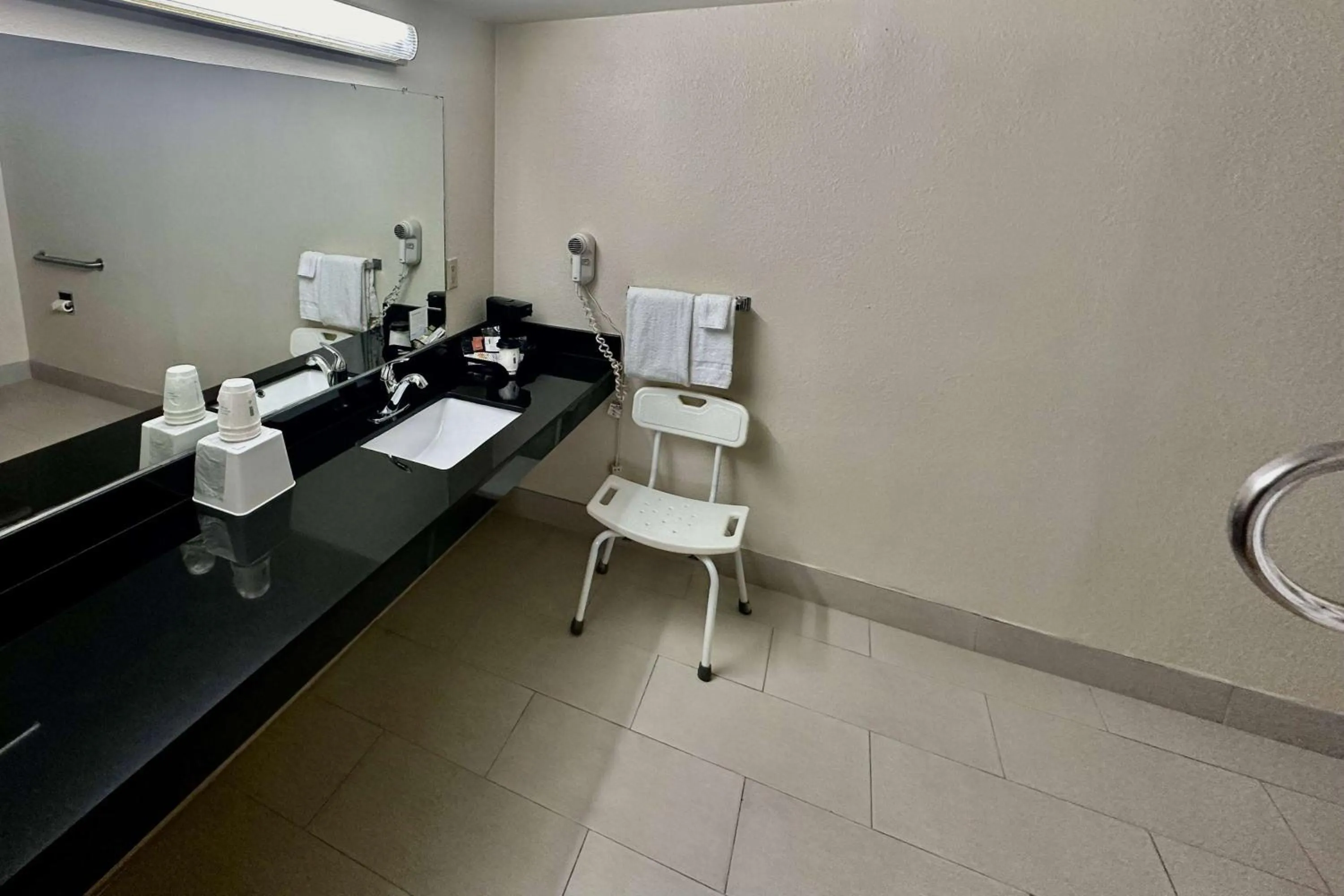 Shower in Super 8 by Wyndham Athens TX