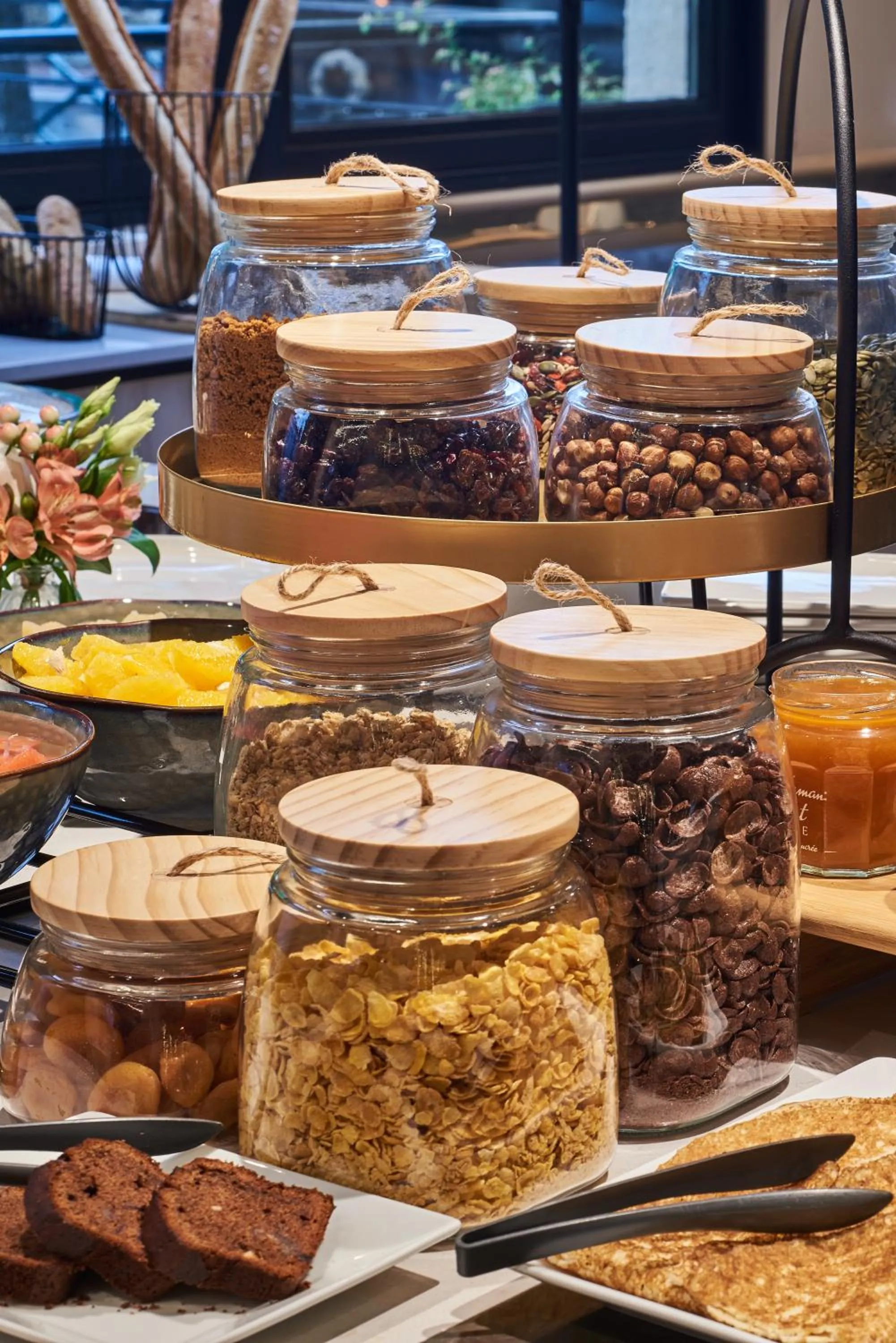 Buffet breakfast, Food in Qualys - Hotel Nanterre - Paris la DÃ©fense