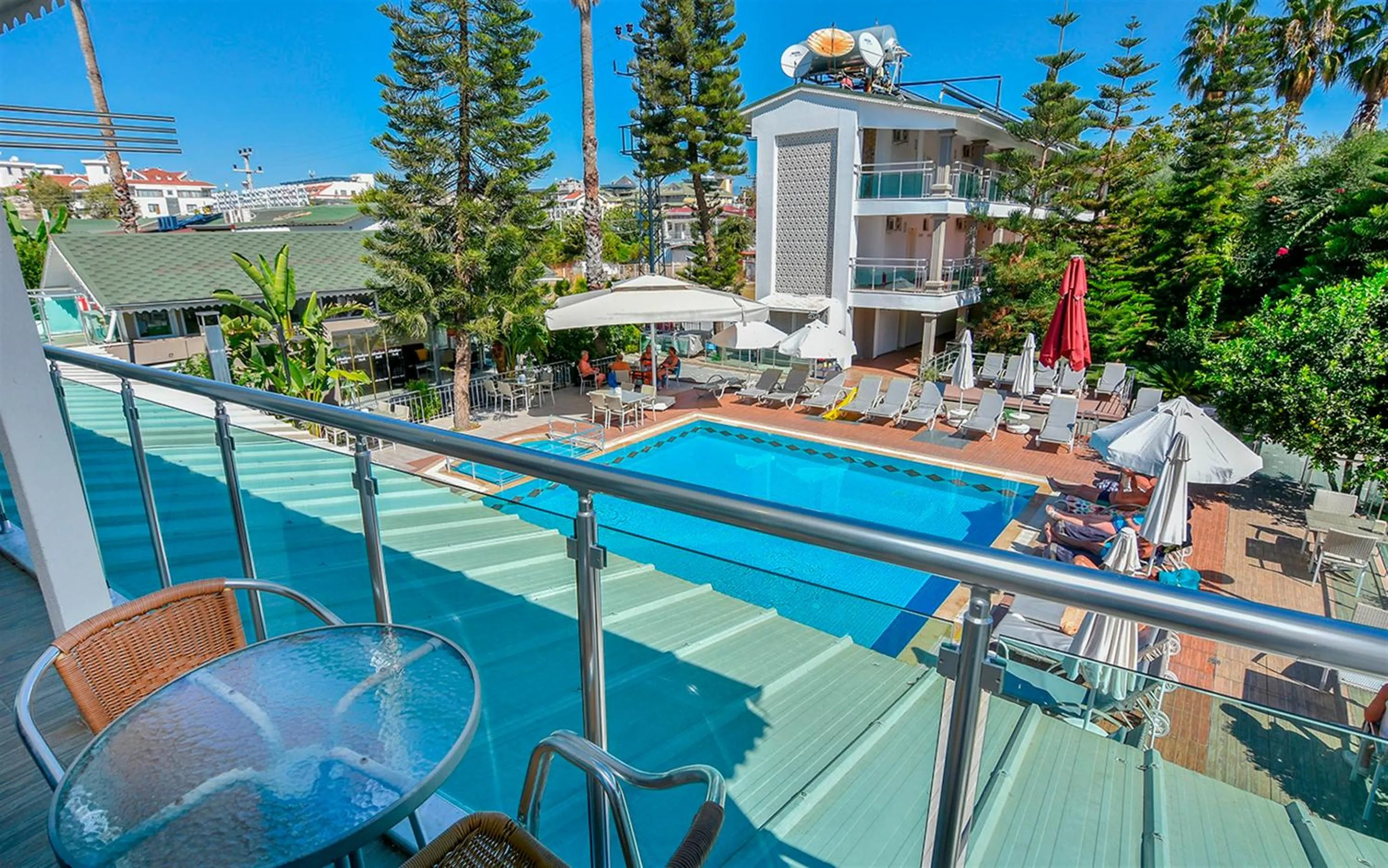 Patio in Clover Magic Altınkum Park Hotel