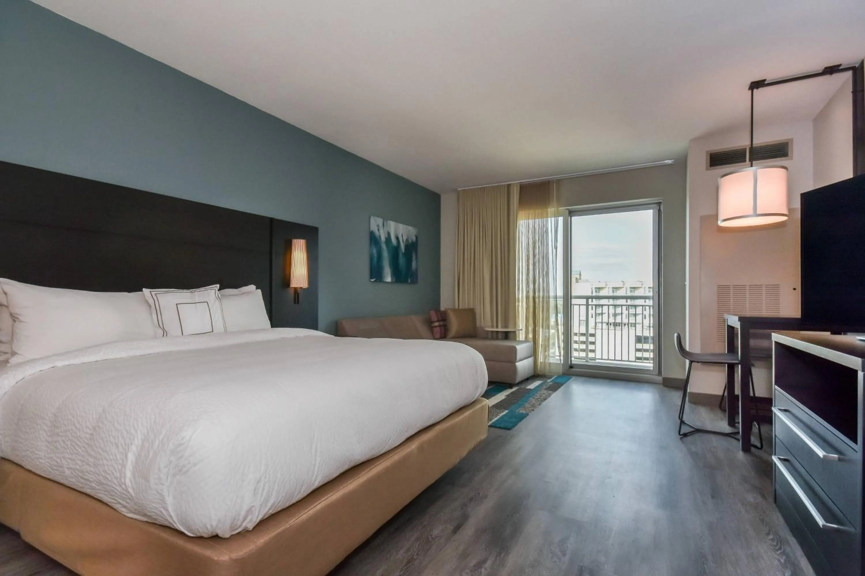 Photo of the whole room, Bed in Residence Inn by Marriott Myrtle Beach Oceanfront