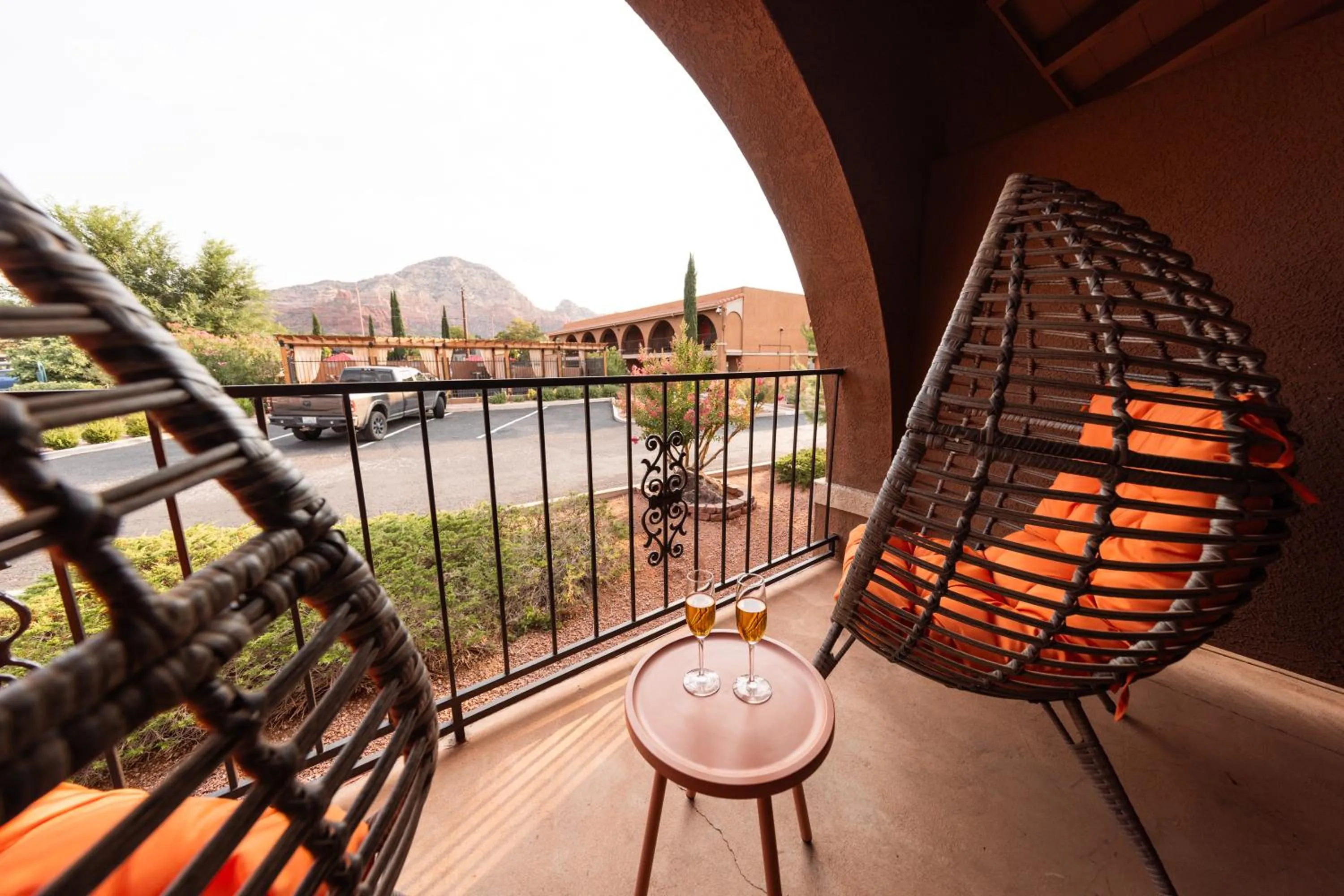 Patio in GreenTree Inn Sedona